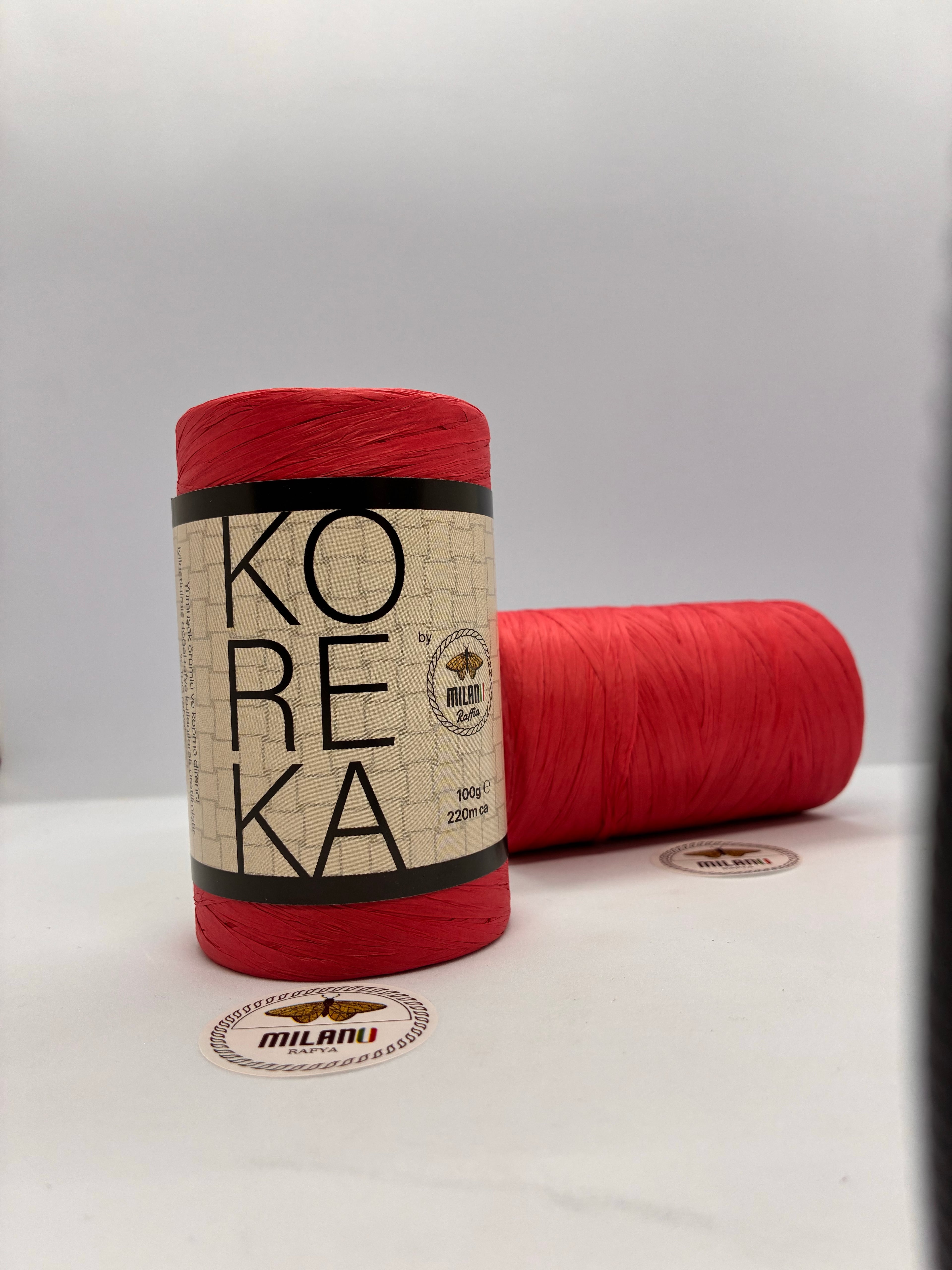 Koreka by Milano Rafya 100 g 220 metre 81 Kırmızı