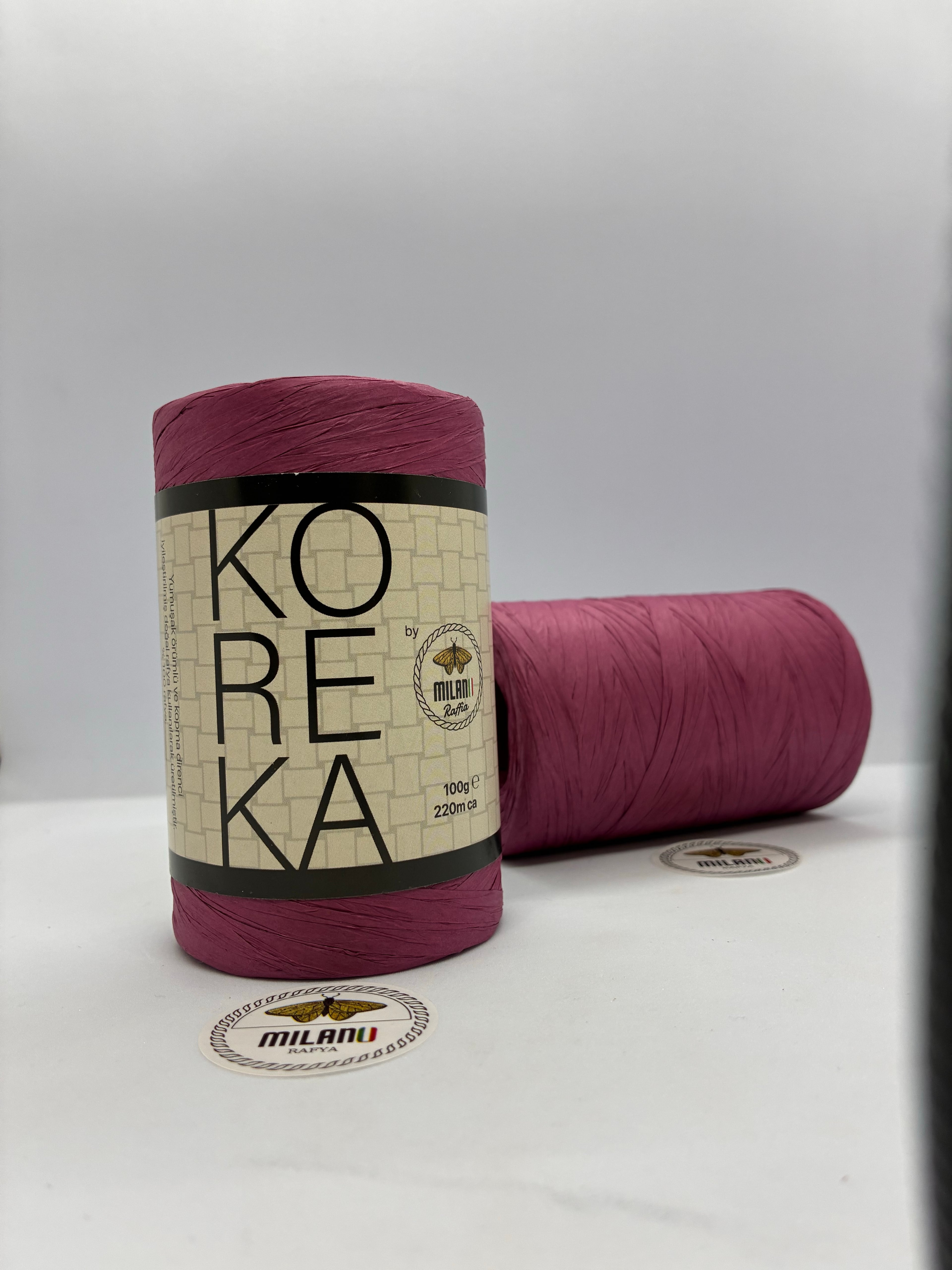 Koreka by Milano Rafya 100 g 220 metre 82 Bordo
