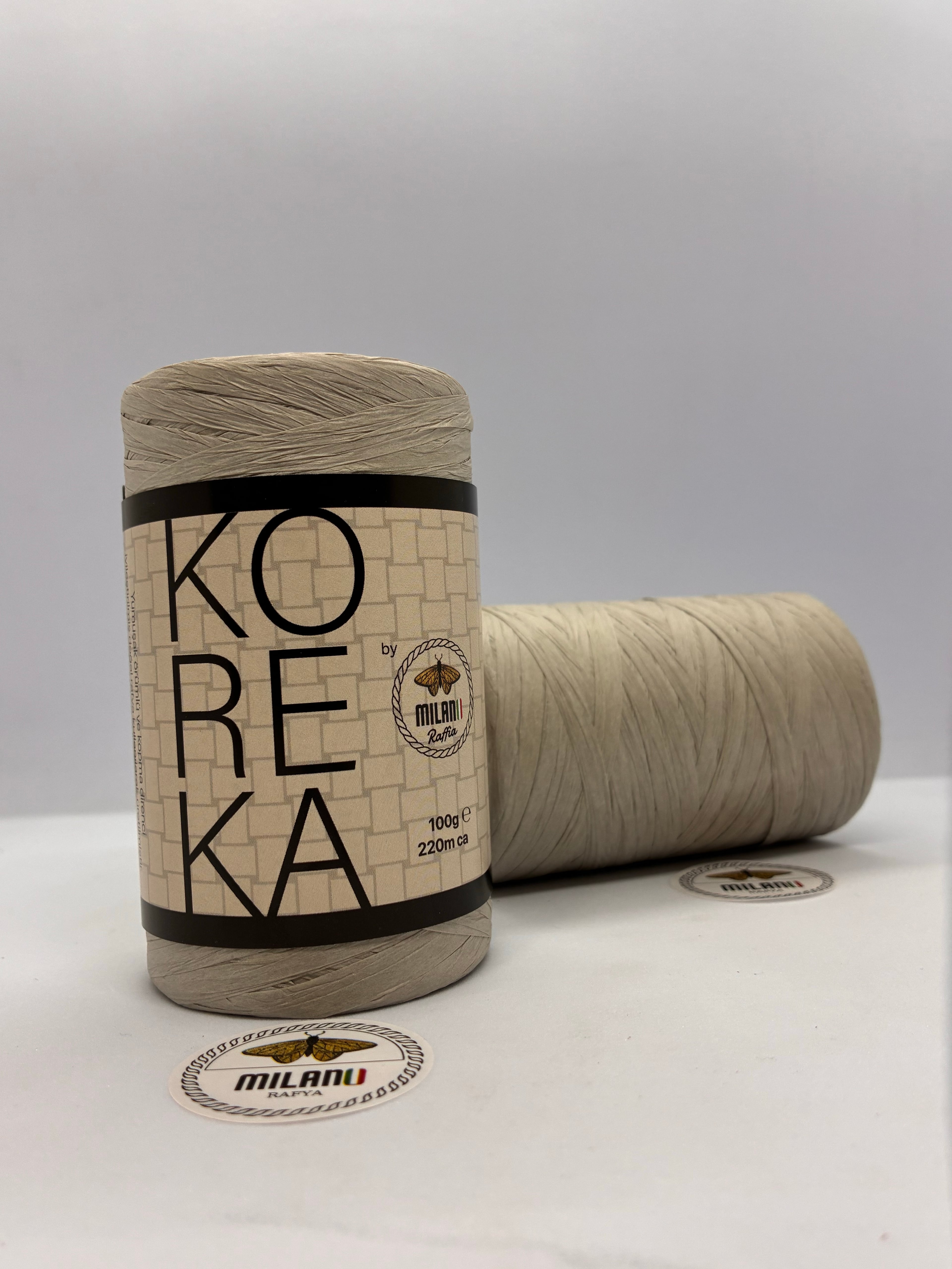 Koreka by Milano Rafya 100 g 220 metre 77 Gri