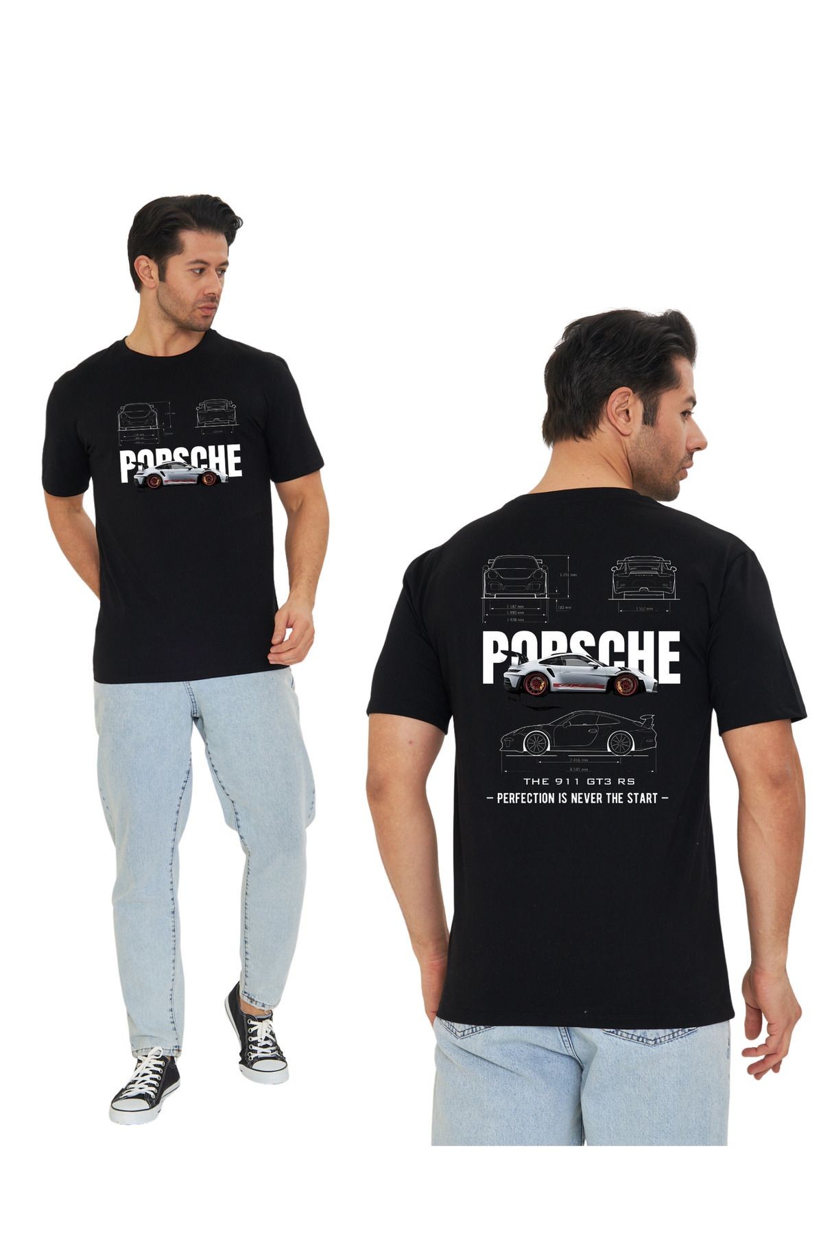 Streetwear 2004 Unisex Regular Porsche 911 GT3 RS T-Shirt main variant image