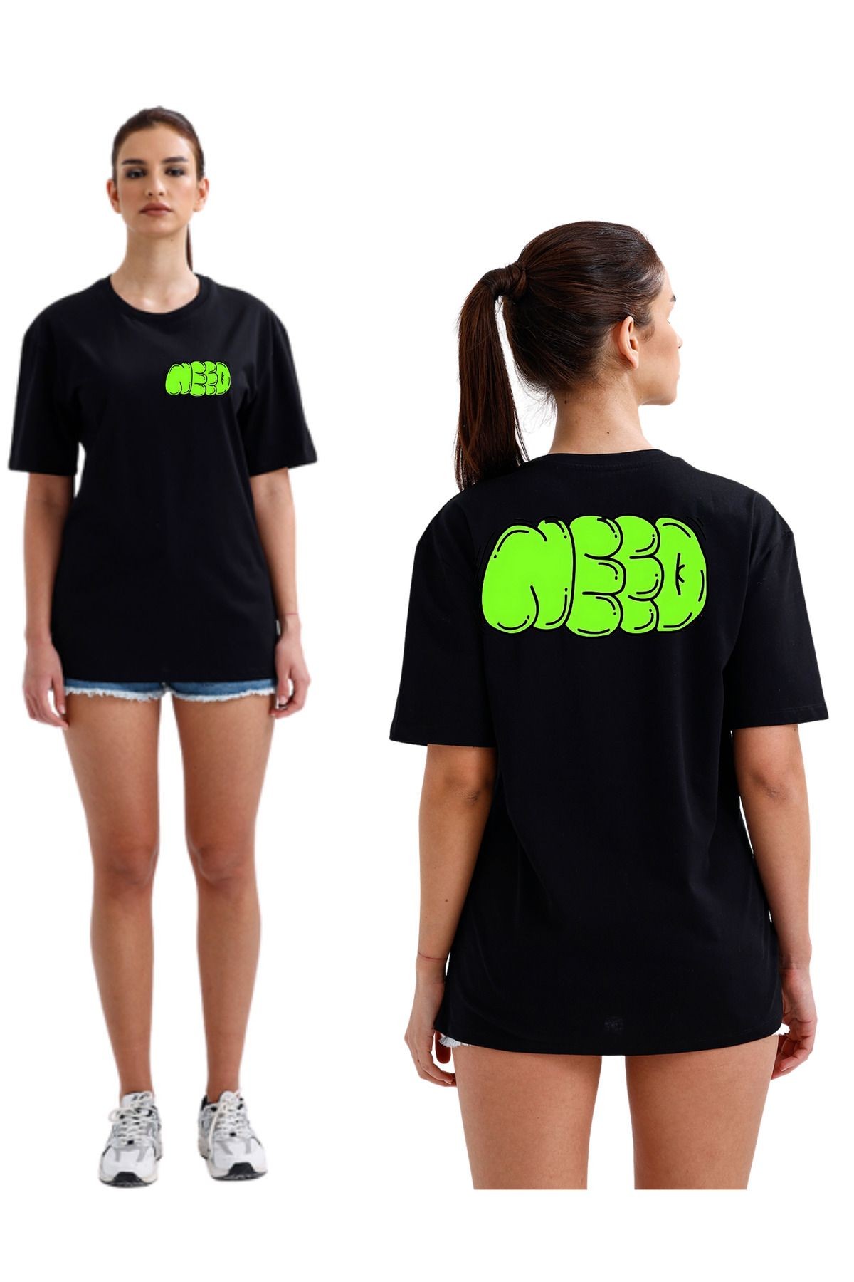 Streetwear 2015 Need Yazılı Unisex Regular T-Shirt