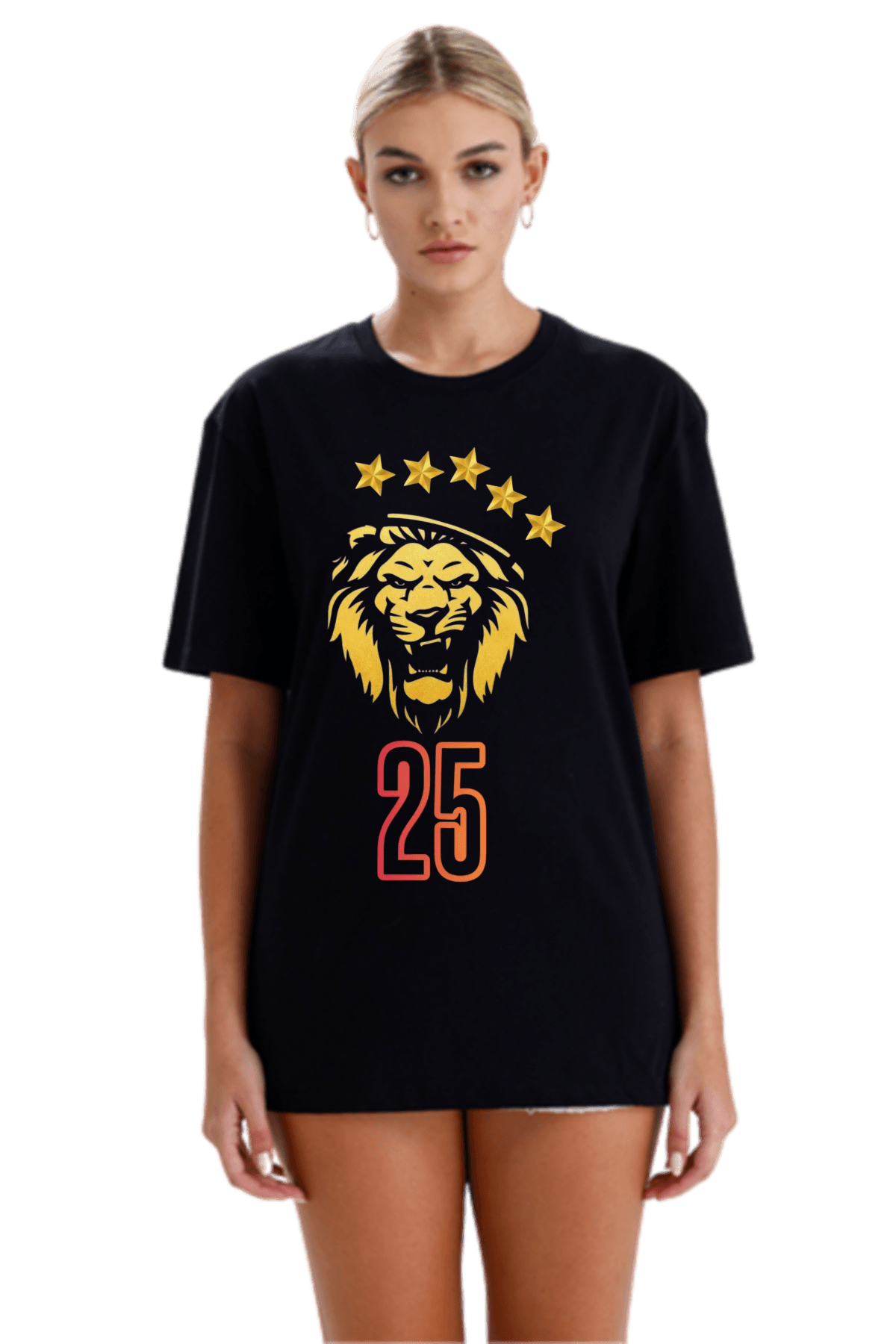5. Yıldız & Aslan Tasarımlı Unisex Regular T-shirt