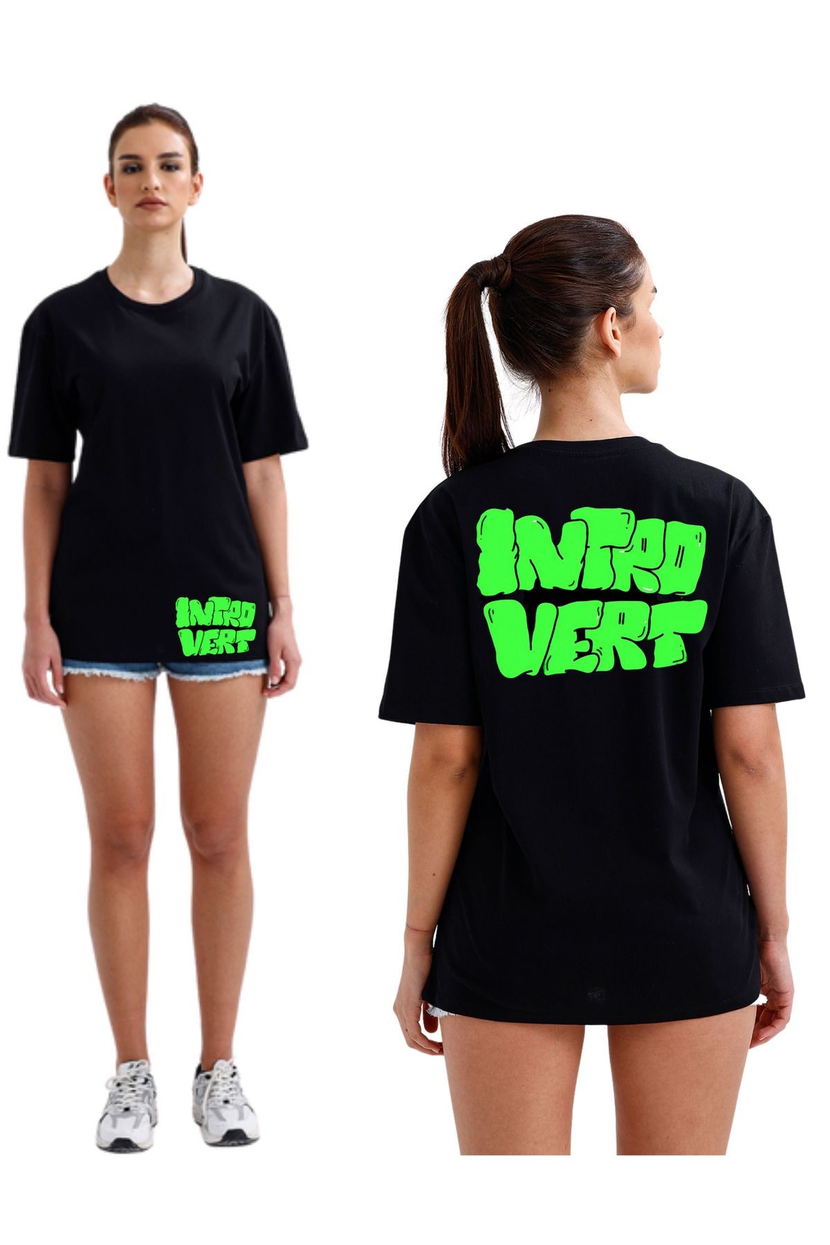 Streetwear 2020 Intro Vert Yazılı Unisex Regular T-Shirt main variant image