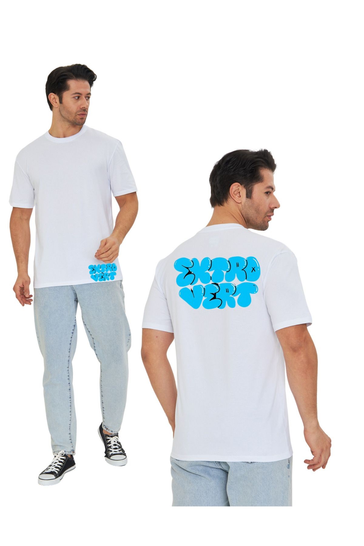 Streetwear 2018 Yazılı Unisex Regular T-Shirt
