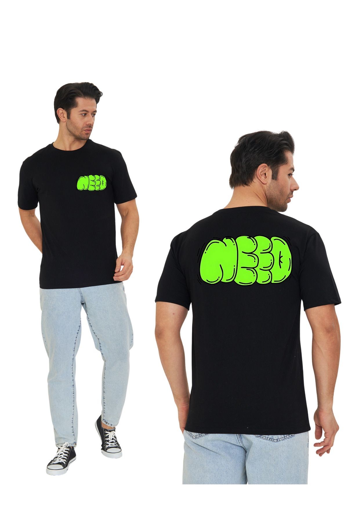 Streetwear 2015 Need Yazılı Unisex Regular T-Shirt main variant image