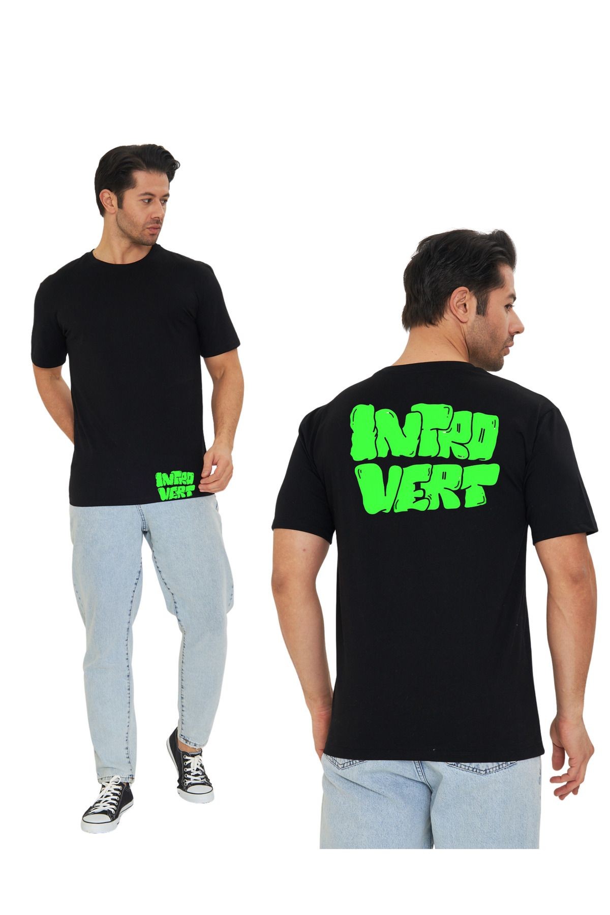 Streetwear 2020 Intro Vert Yazılı Unisex Regular T-Shirt