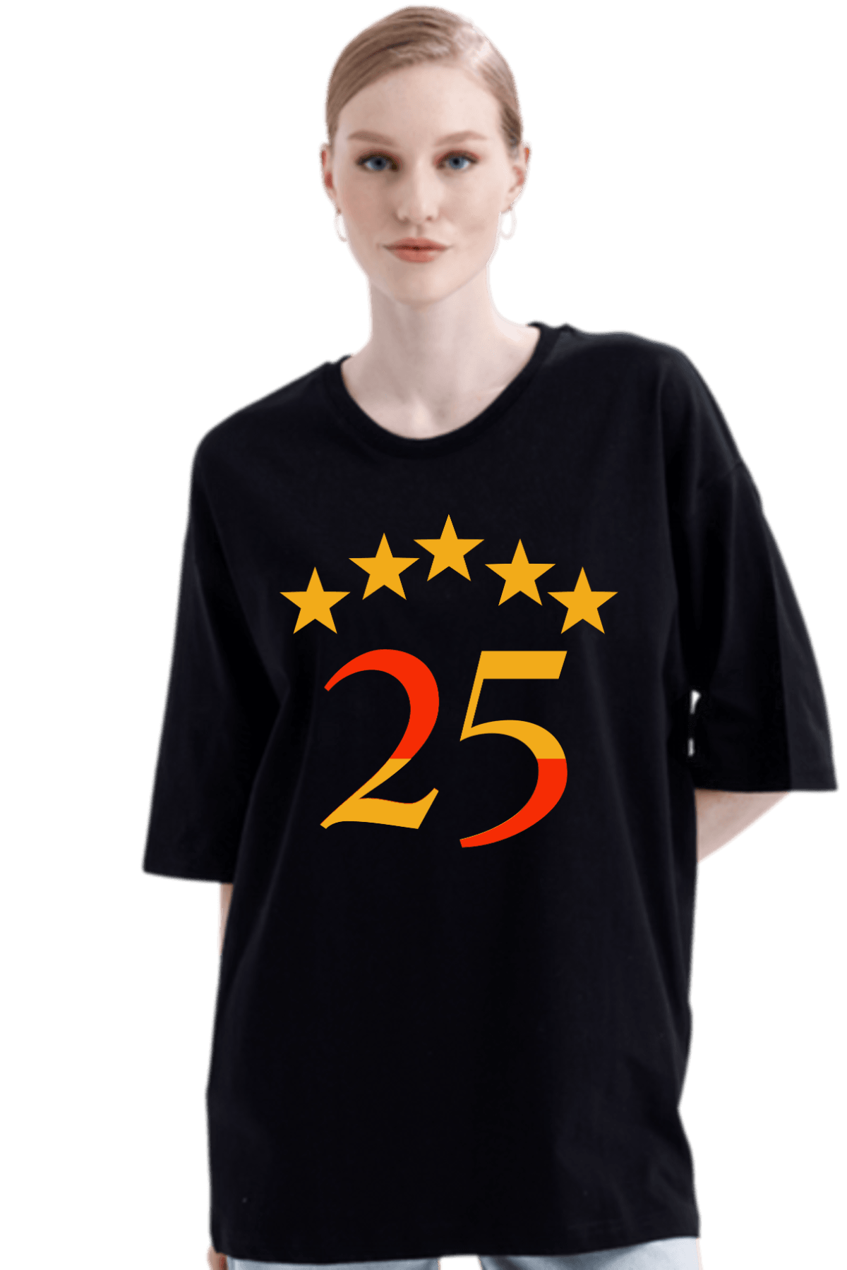 5 Yıldız Oversize Tişört