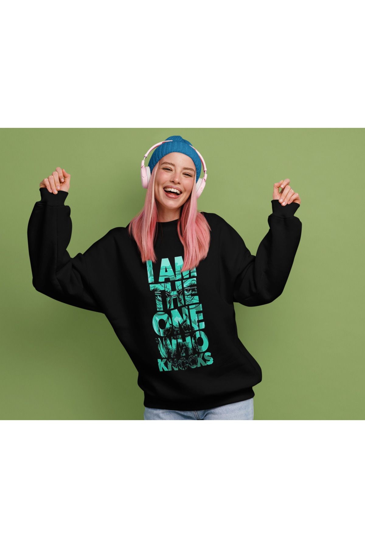 DTF Baskılı Sweatshirt - Kadın image