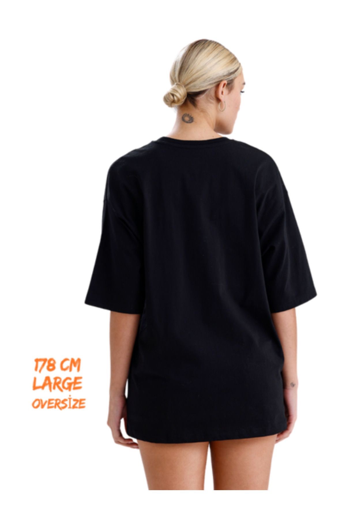- %100 Pamuklu Oversize Tişört