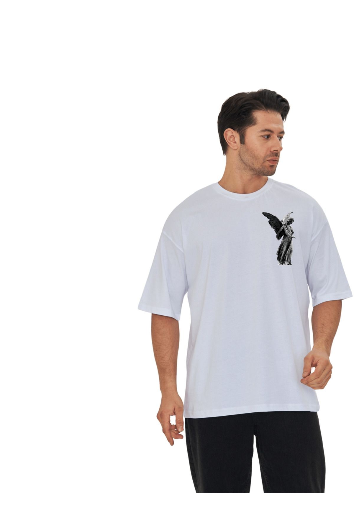 Streetwear Oversize Mentality Yazılı Unisex T-Shirt