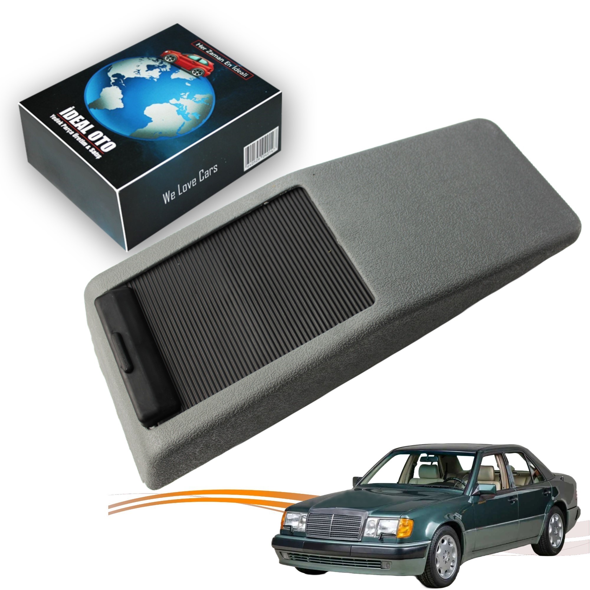 Mercedes Benz E W124 1246800852 İçin Orta Konsol Kutusu (GRİ)