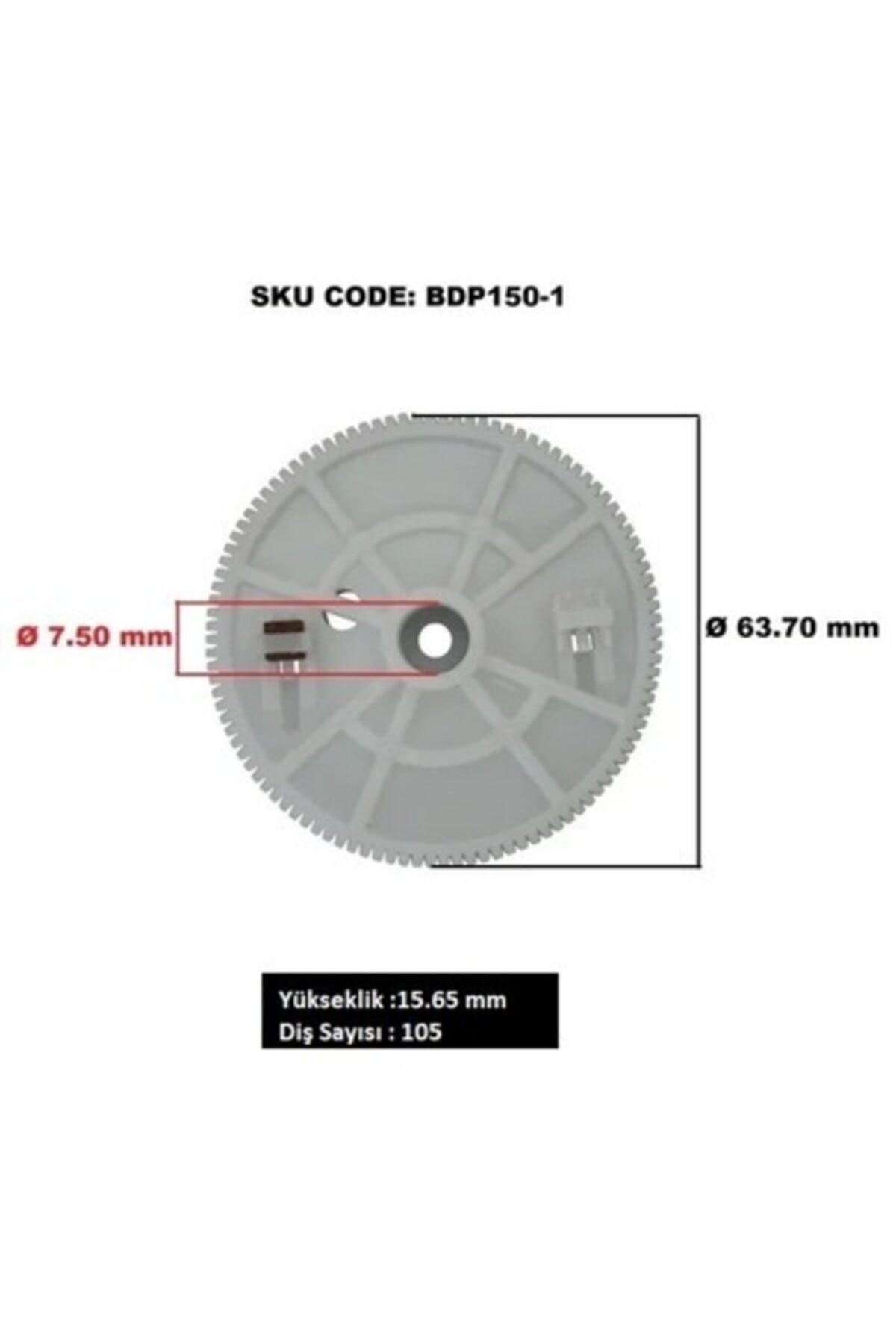 Bmw X3 X5 Mini Cooper Arka Silecek Motor Dişlisi (MIKNATISLI)