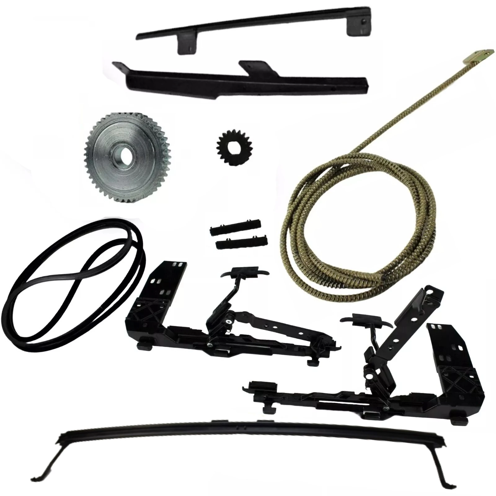 Mercedes E W124 1984-1993 Sunroof Su Oluğu, Rüzgar Deflektör Kapağı, Fitili, Teli, Dişli Seti