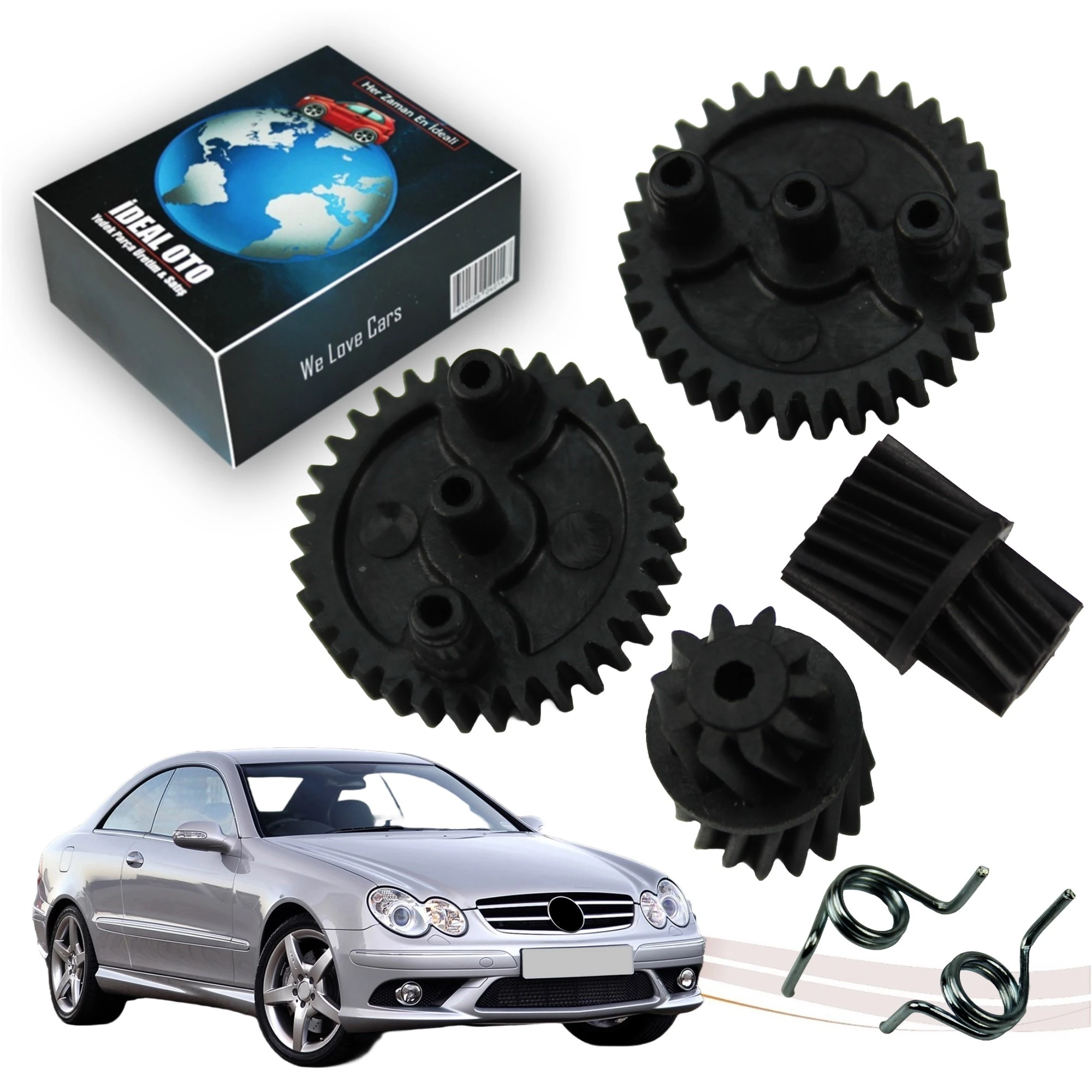 Mercedes CLK (A/C209) 2002-2009 Kapı Kilit Yay Ve Dişli Mekanizması Tamir Takımı