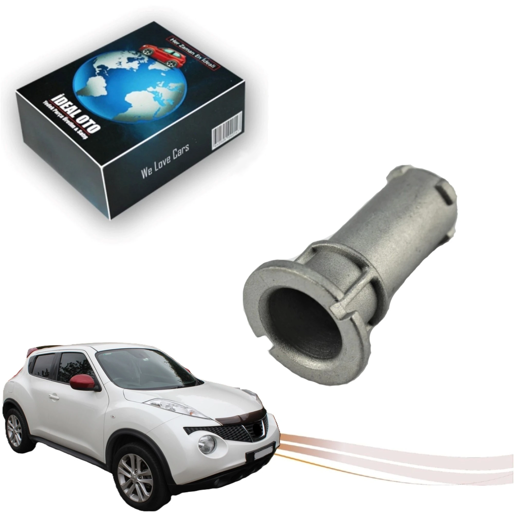 Nissan Juke Metal Ayna Kovanı (ZAMAK)