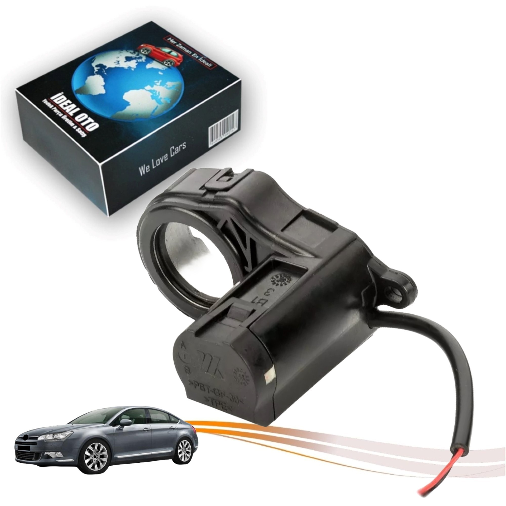 Citroen C5 3. Seri Rd İçin Sol Sürücü Tarafı Katlanır Ayna Motoru (Orijinal Çıkma)