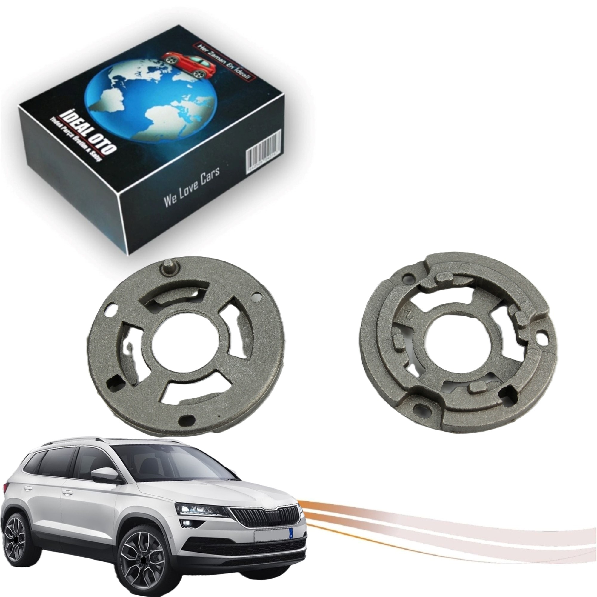 2. Skoda Kodiaq L-R Elektrikli Ayna Gövdesi Seti – Sağ & Sol