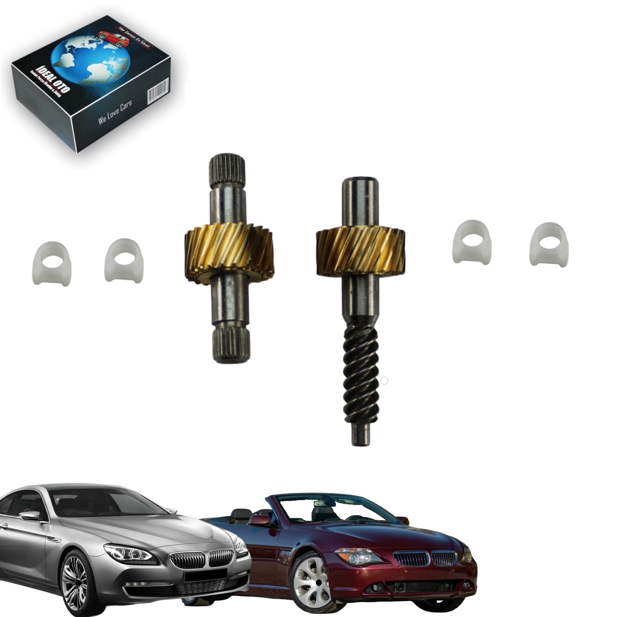 BMW E63 E64 Cabrio Tavan Kilidi Motor Dişli Seti OEM:67618370816