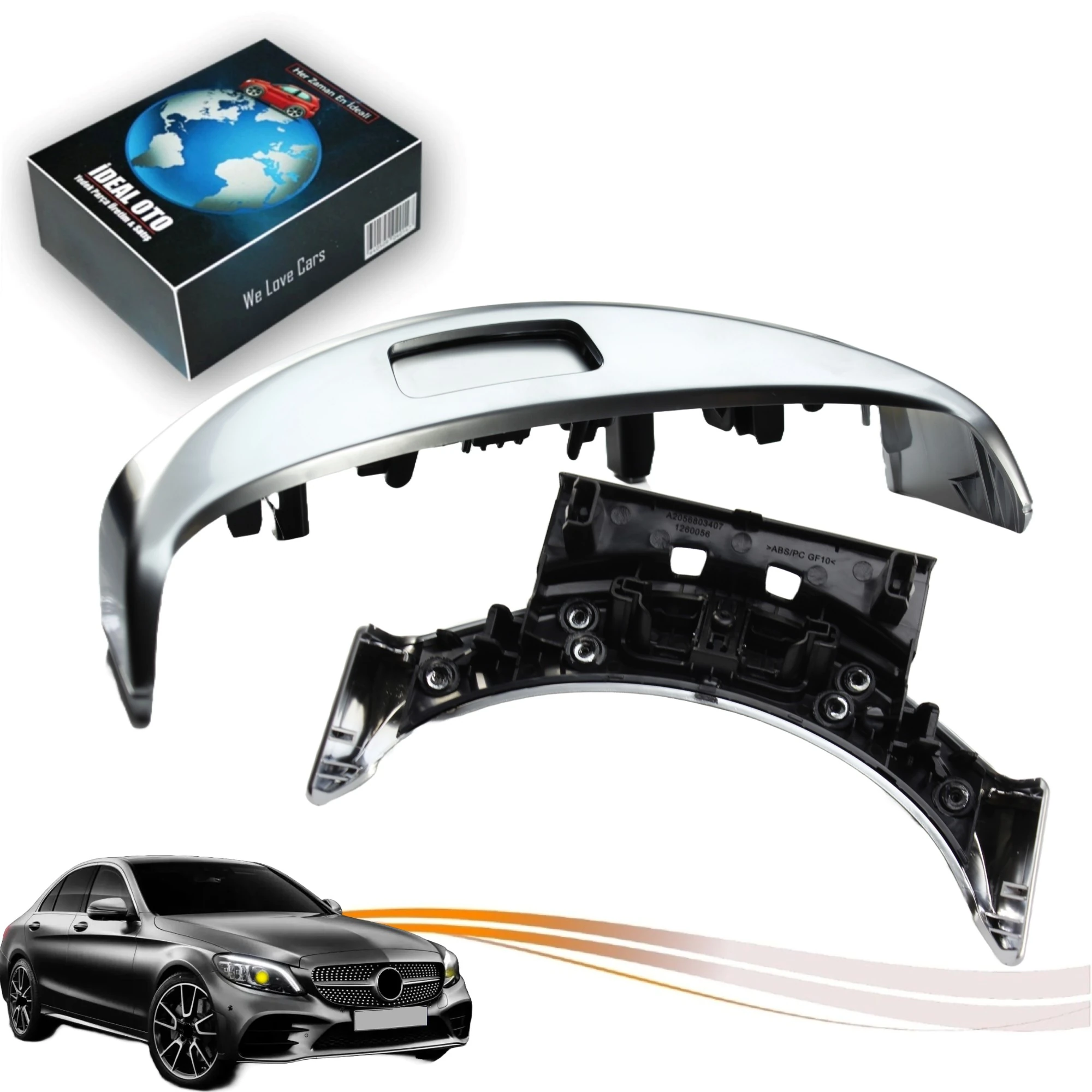 Mercedes-Benz C Serisi W205 Orta Kol Dayama Açma Düğmesi OEM: 2056803307