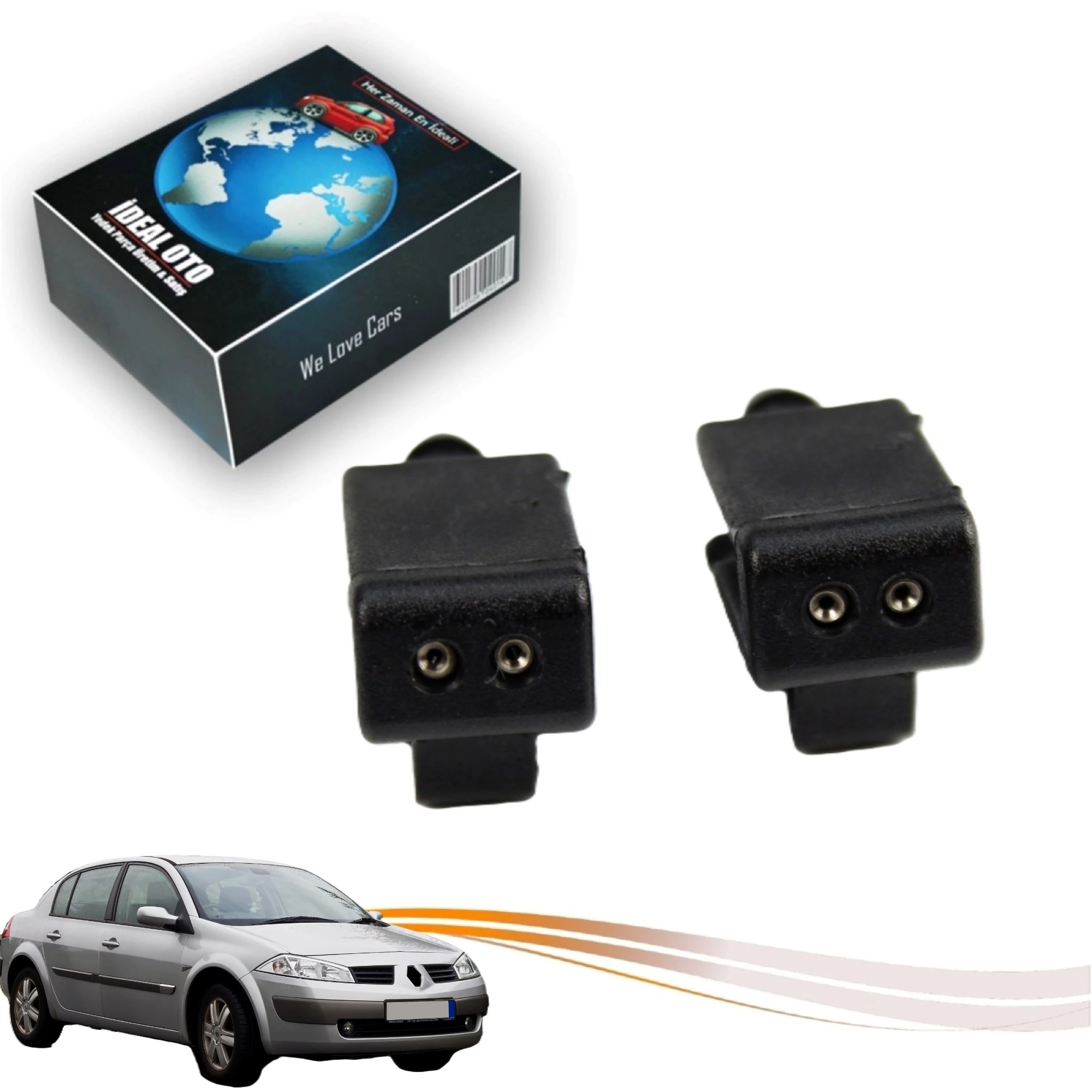 Renault Megane 2 (2002-2009) Ön Cam Su Fıskiye Memesi - OEM: 8200082347