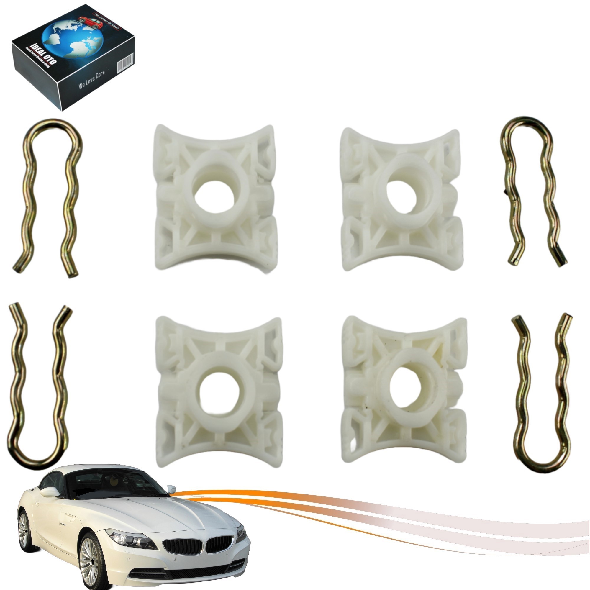 Bmw Z4 İçin Cam Kriko Kılavuz Kızak Klipsi (51321938884)
