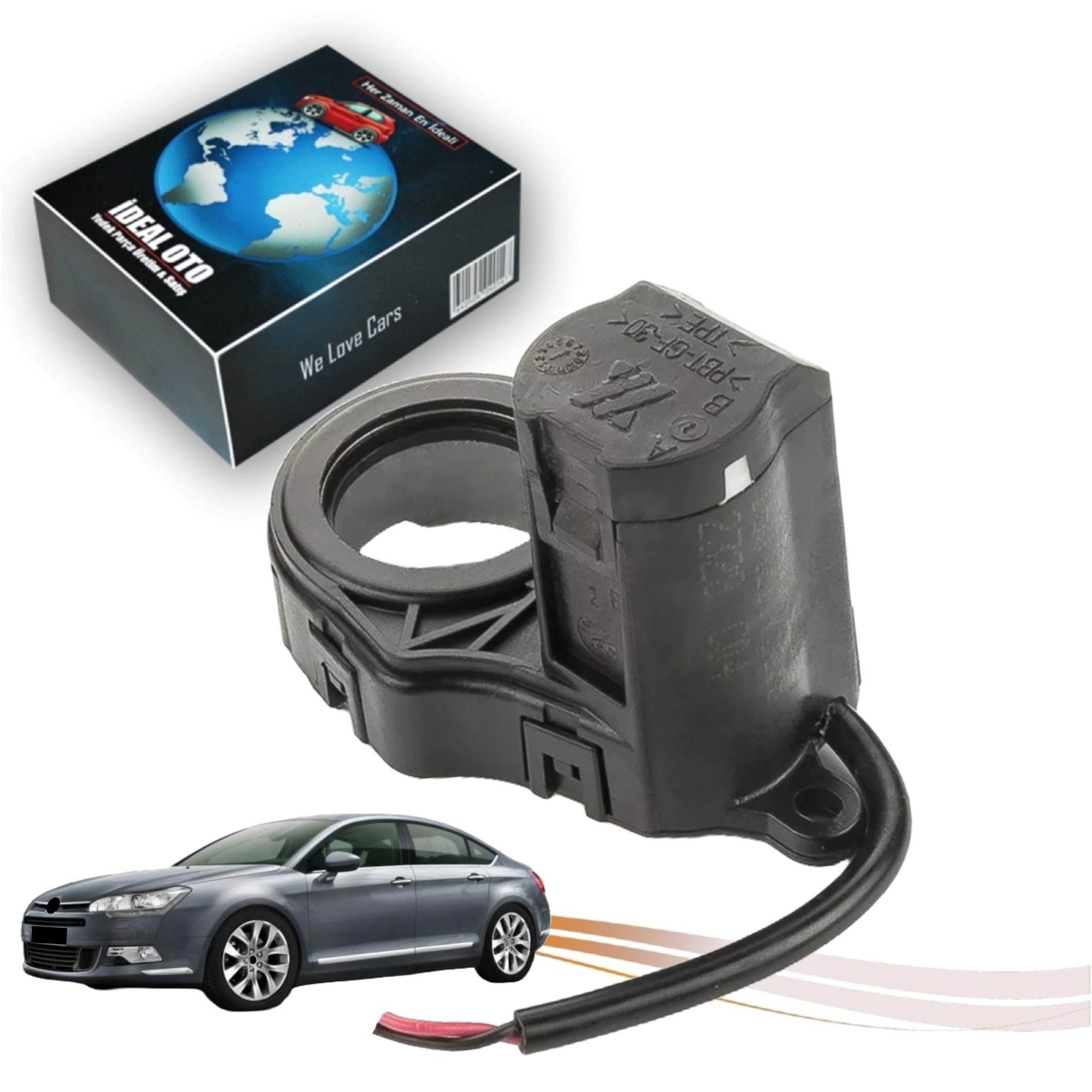 Citroen C5 3. Seri Rd İçin Sağ Yolcu Tarafı Katlanır Ayna Motoru (Orijinal Çıkma)