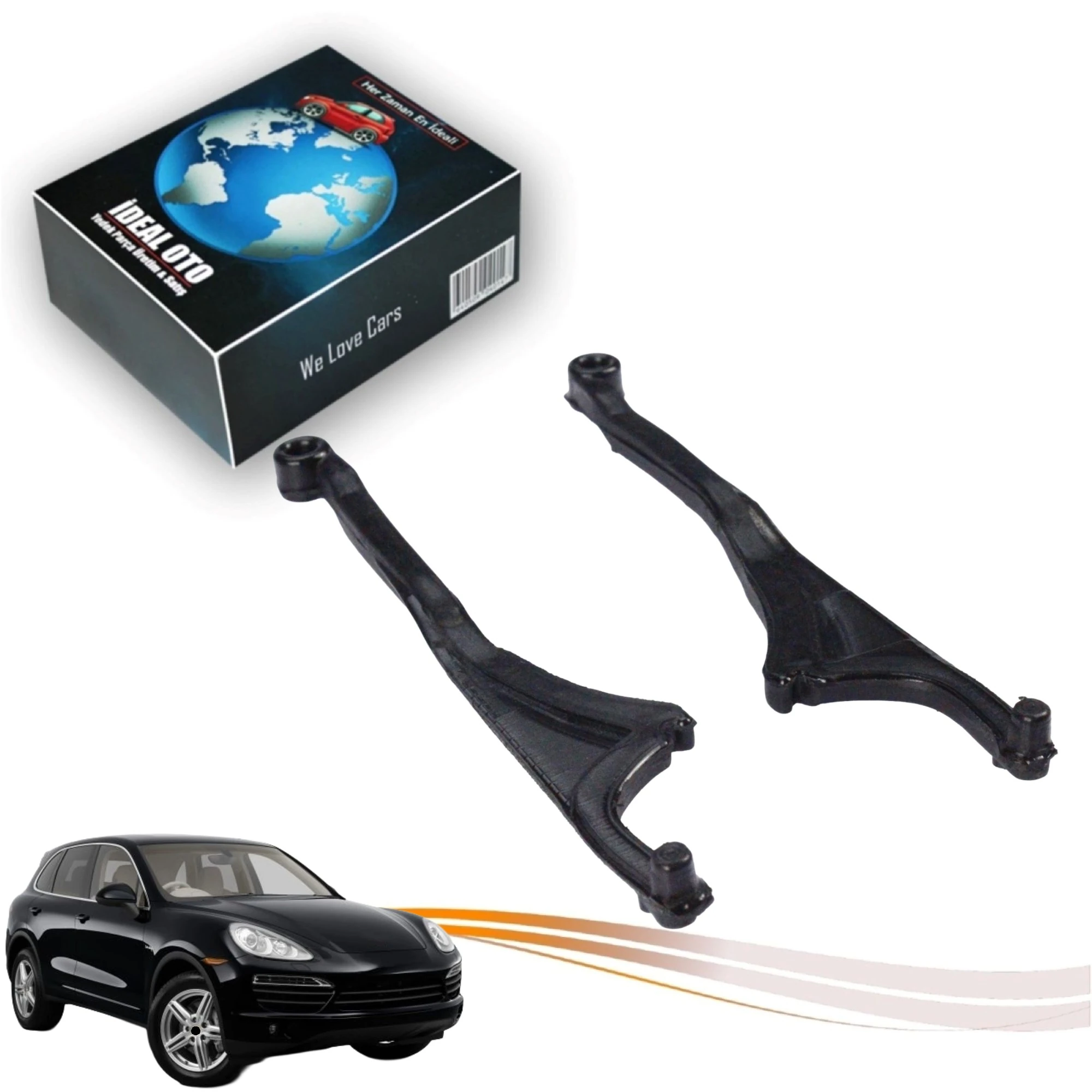 Porsche Cayenne Ön Sunroof Sineklik Ayakları – 2012 ve Sonrası Uyumlu