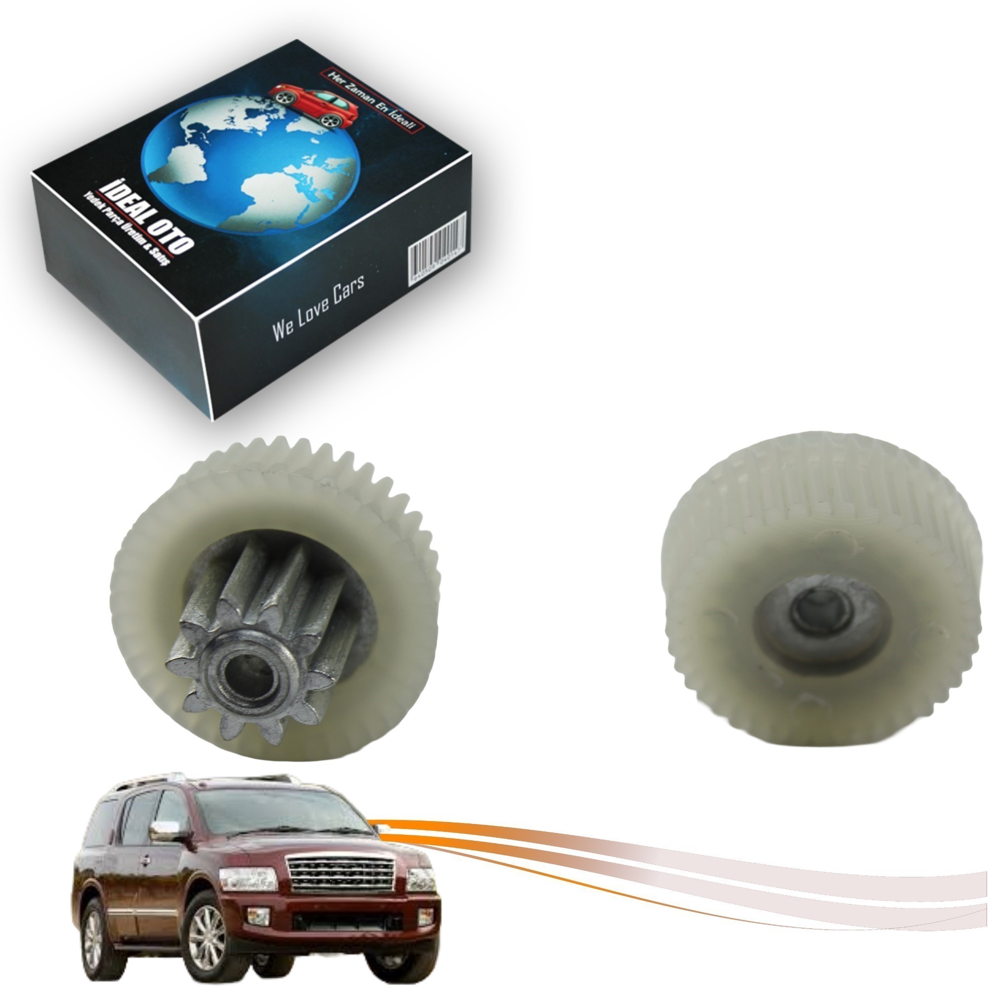 Infiniti QX56 QX80 2010-2024 İçin Koltuk Motoru Tamir Dişli Seti 10/41 Diş OEM: 87549-1L31C 875491L31C