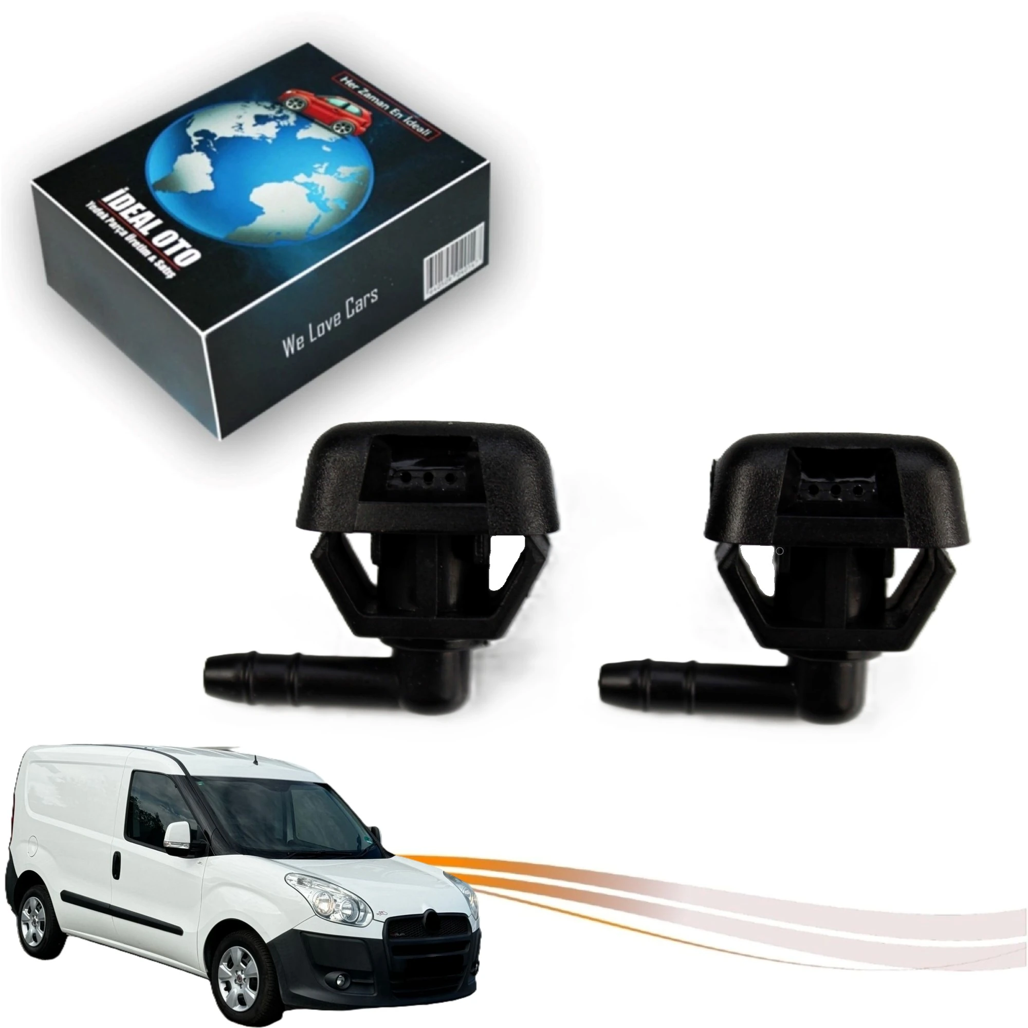 Fiat Doblo / Palio Ön Cam Su Fıskiye Memesi - OEM: 735277663