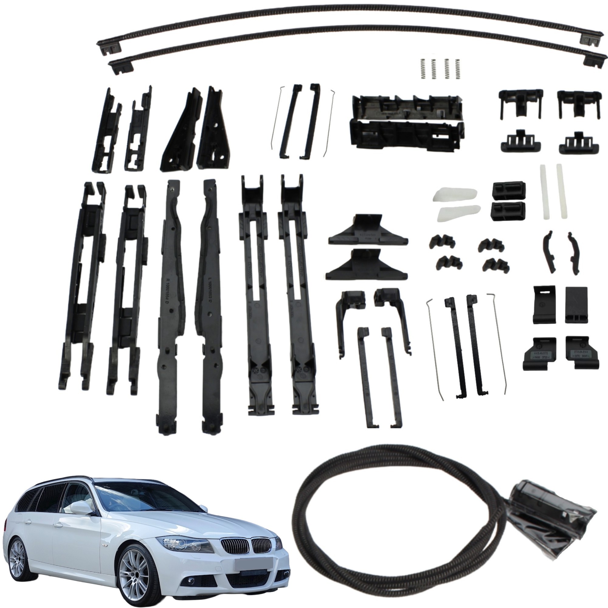 Bmw E91 Panoramik Sunroof Ön & Arka Ray Kızak Tamir Seti