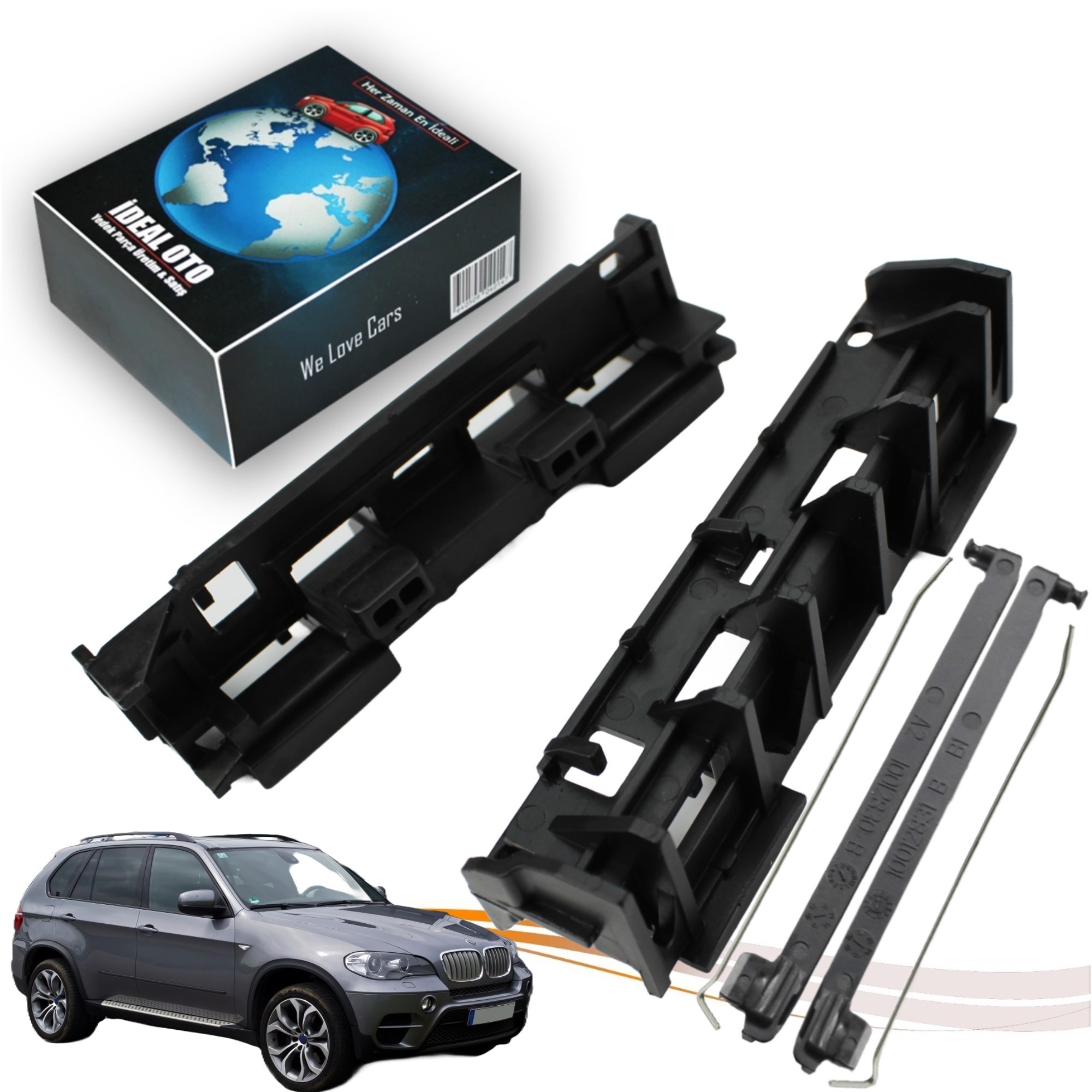 BMW X5 E70 & X5 E70 LCI İçin Panoramik Arka Cam Sunroof Tamir Kiti Oem: 54137240682 54107278144