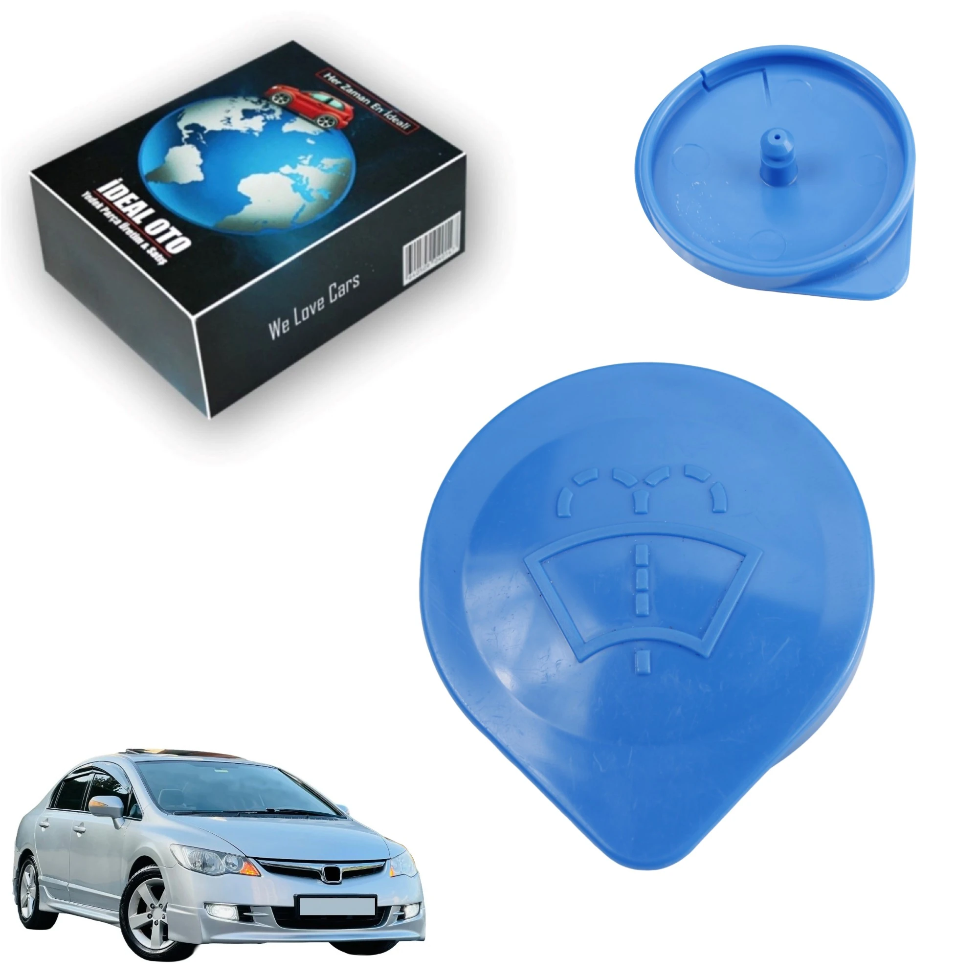 Honda Civic 2007-2012 Su Fiskiye Depo Kapağı OEM: 76802-SJD-003