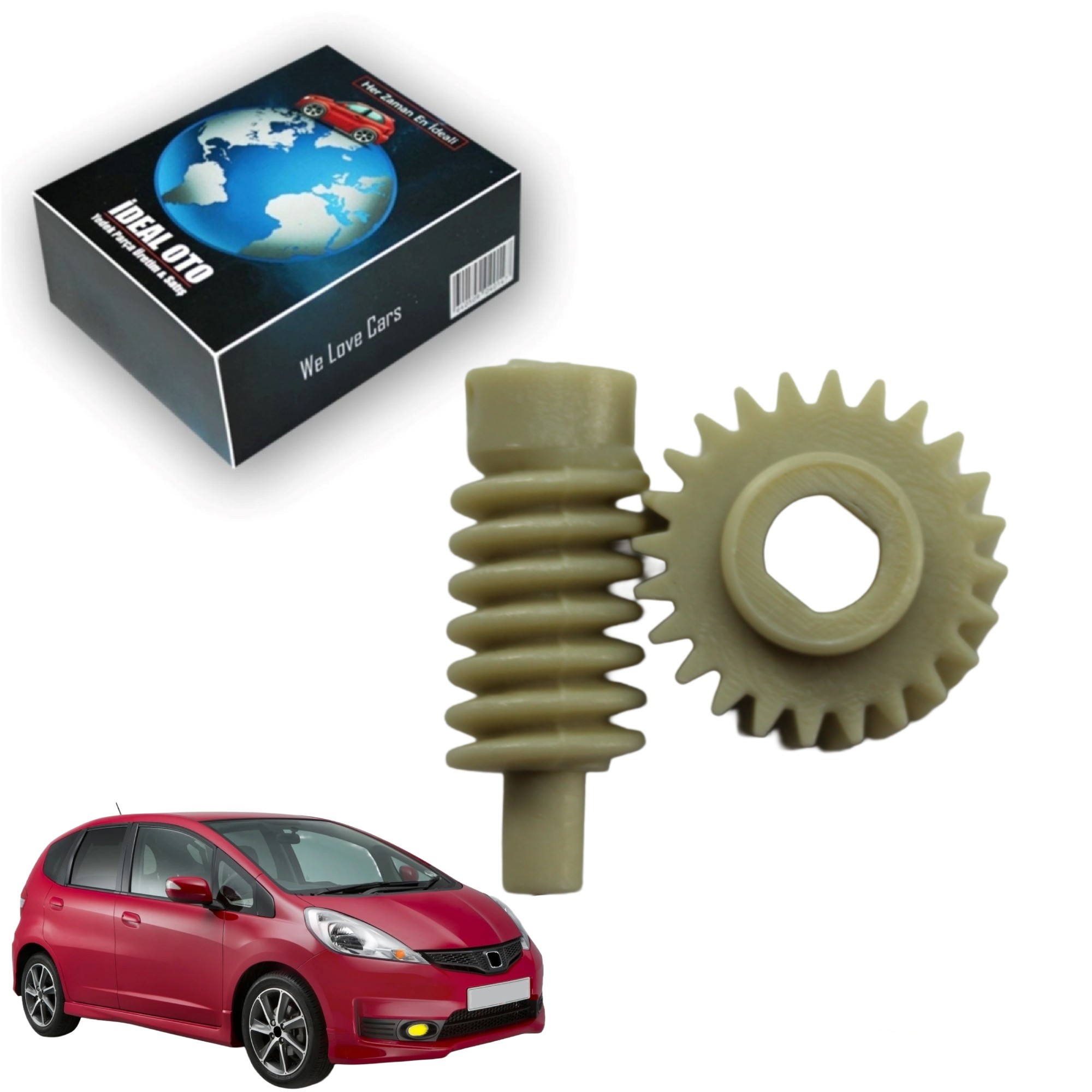 Honda Jazz II / Fit II (GD) | 2001-2008 İçin Ayna Kontrol Dişlisi Tamir Takımı