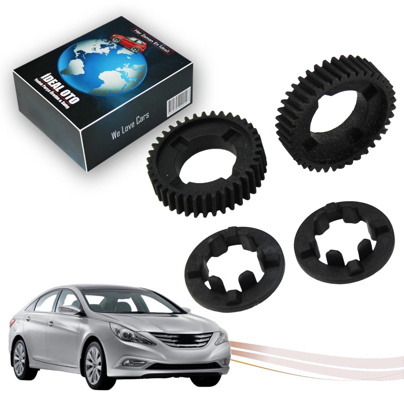 Hyundai Sonata 6 2009-2015 Ayna Motor Dişlisi Sol Ve Sağ Set