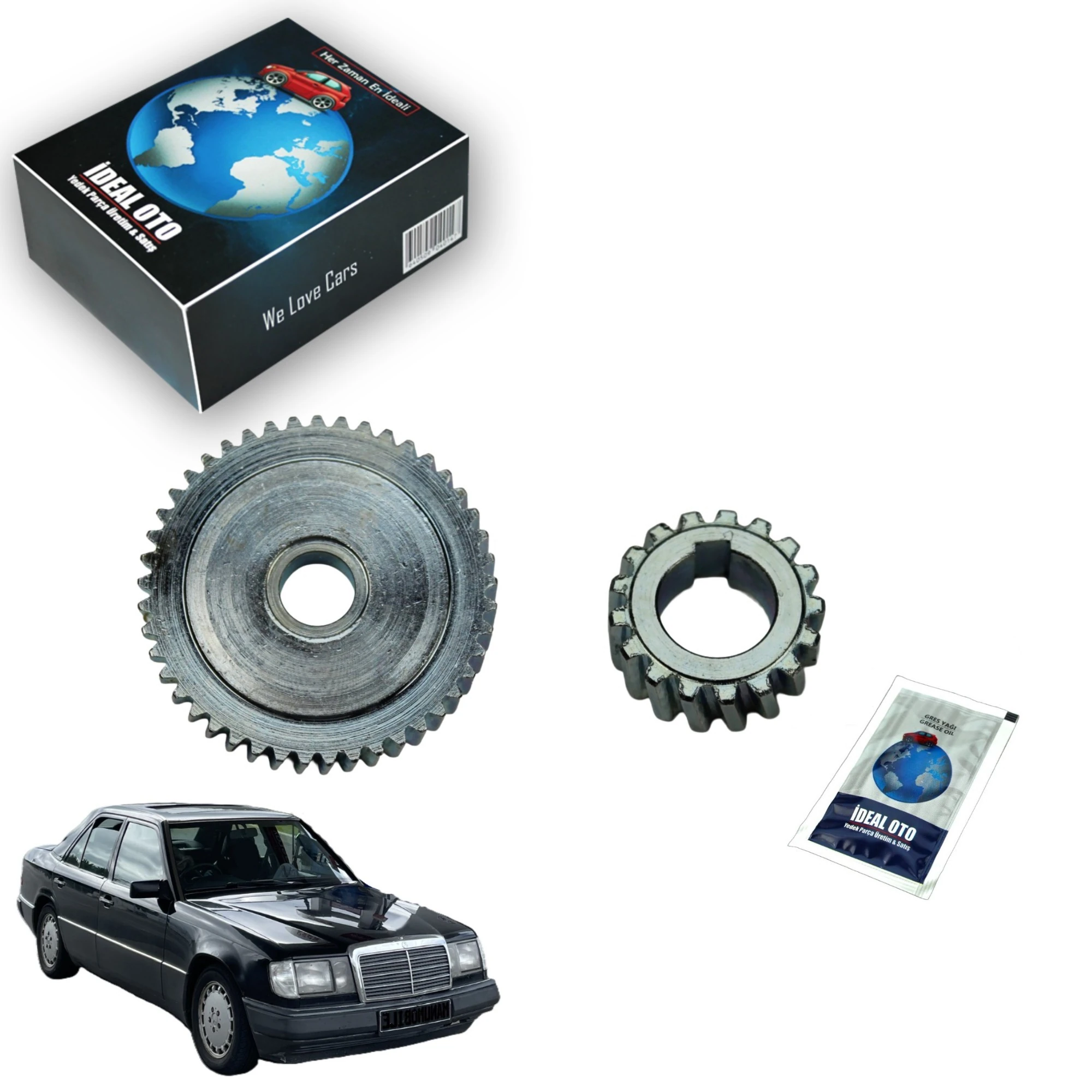 Mercedes Benz W124 Sunroof Motor Dişlisi Ve İç Dişlisi (OEM: 1247800407) – E200 E220 E250 E280 E300 E320 E420