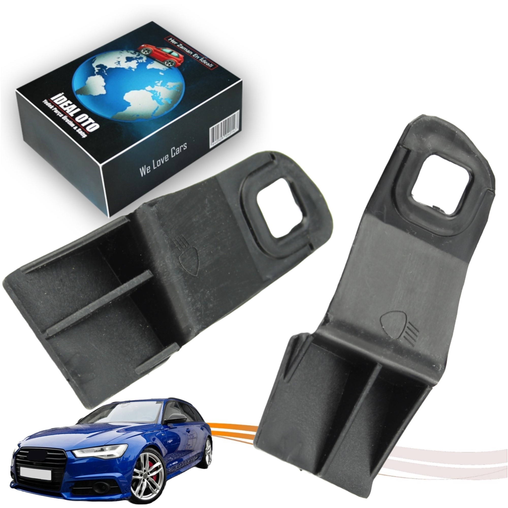 Audi A6 C7 4G 2013-2015 İçin Sol & Sağ Far Tutucu Klips Seti 4G094110043E 4G094110044E