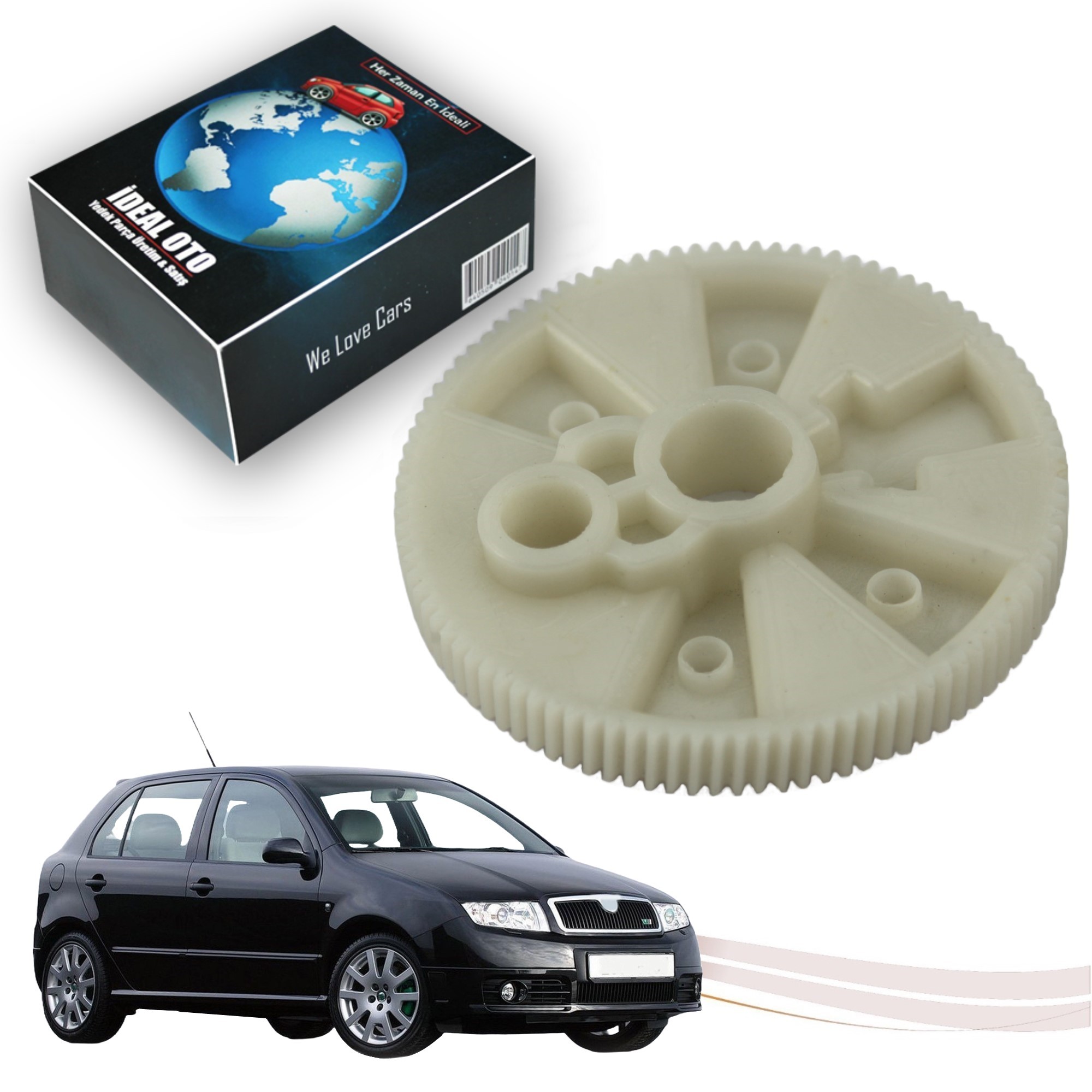 Skoda Fabia 1 1999-2008 Arka Silecek Motor Dişlisi 1x