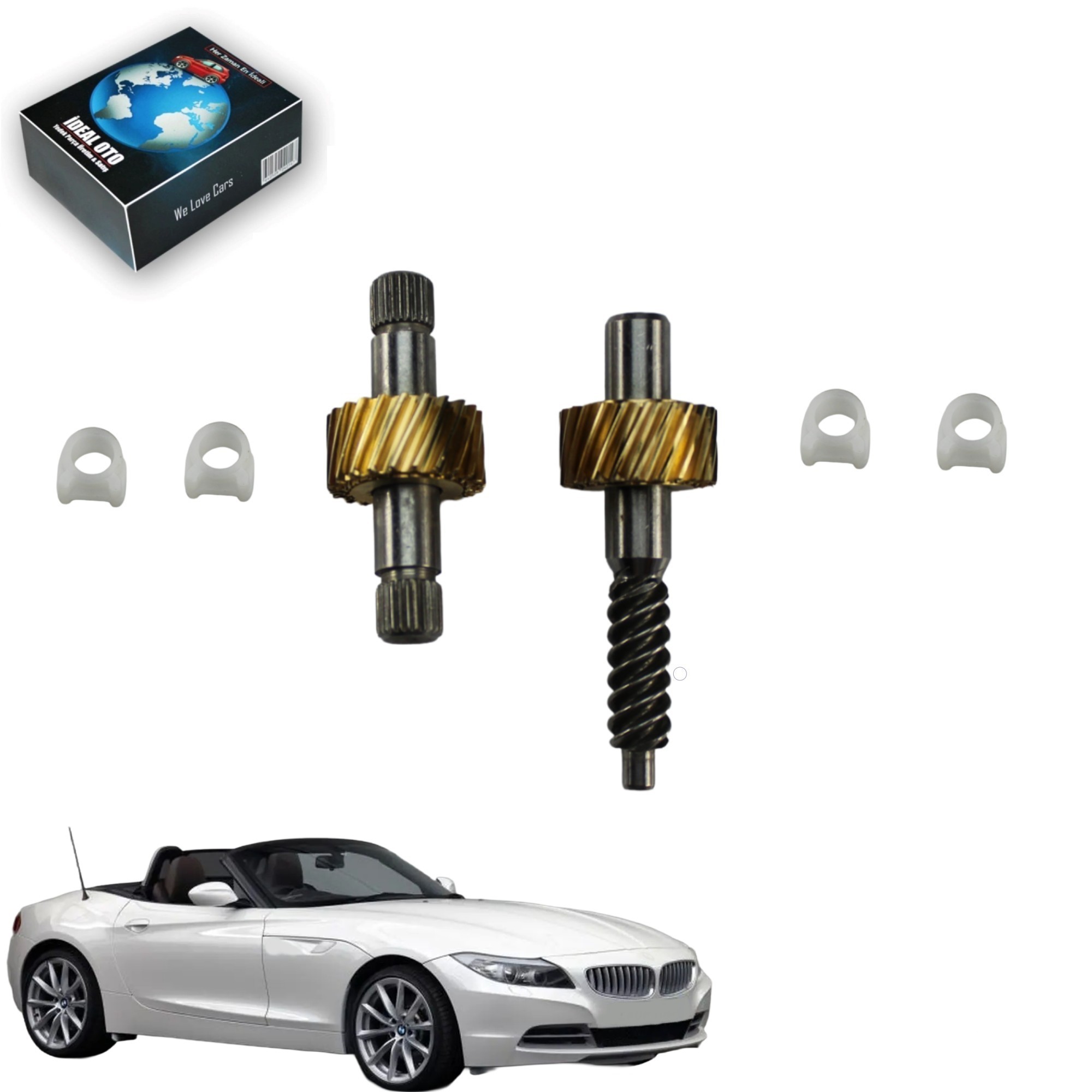 BMW Z4 Cabrio Tavan Kilidi Motor Dişli Seti OEM:67618370816