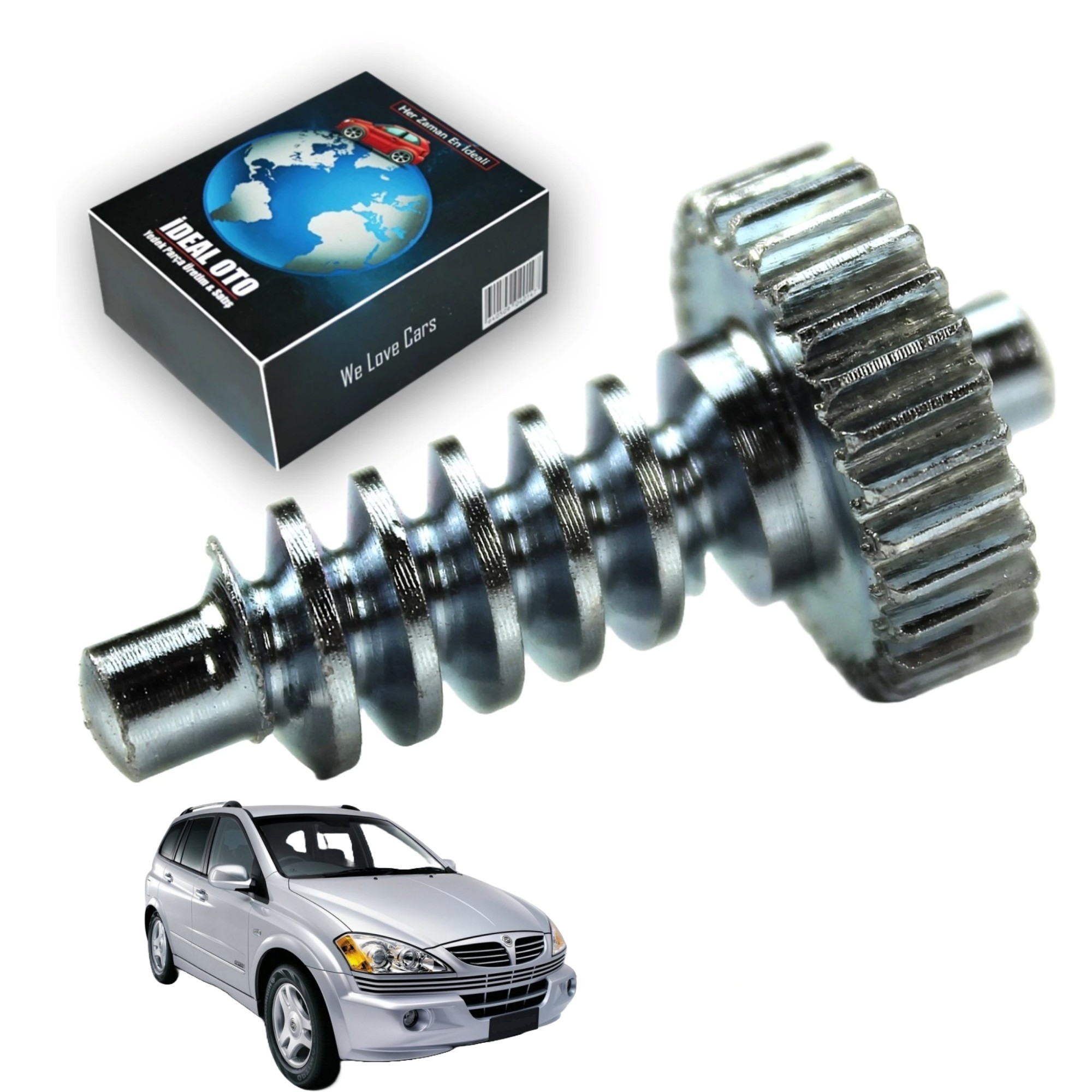 SsangYong Kyron (2005 - 2014) Katlanır Ayna Motor Dişlisi – Sağ & Sol Uyumlu