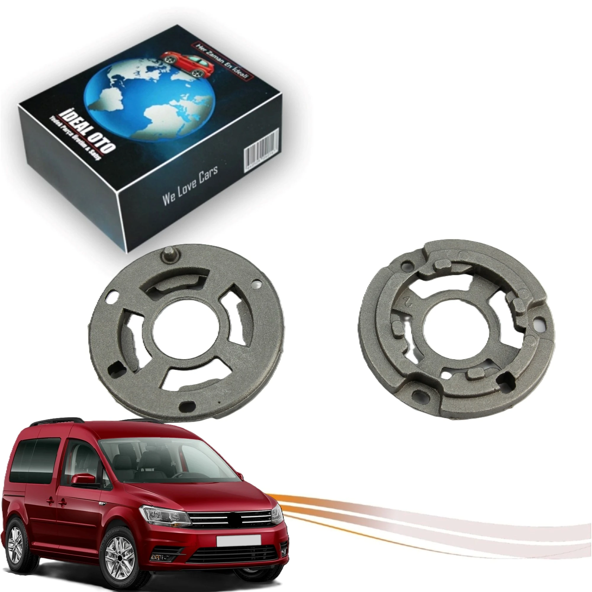 VW Caddy L-R Elektrikli Ayna Gövdesi Seti – Sağ & Sol