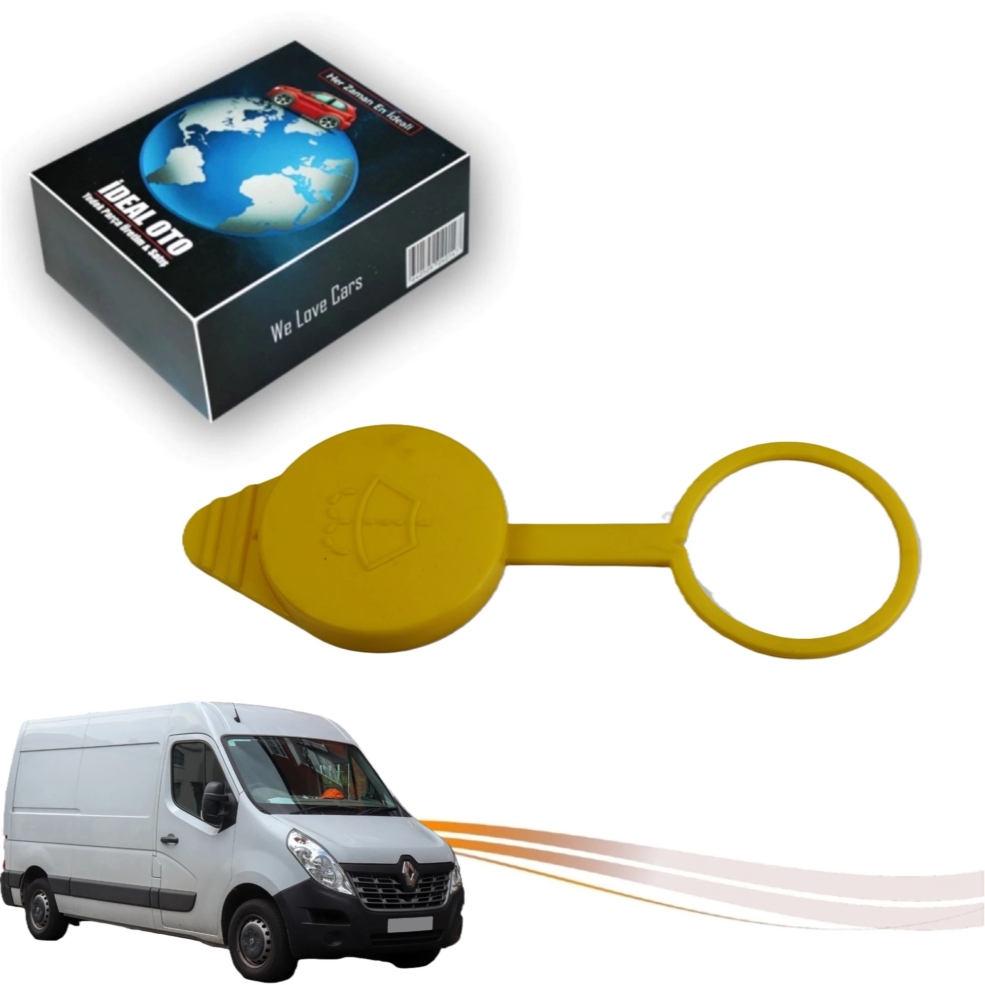 Renault Master 3 Cam Su Depo Kapağı - OEM: 8200653879