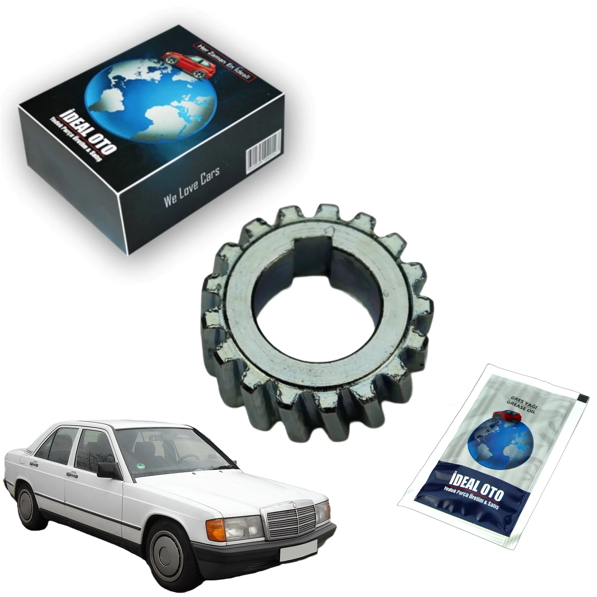 Mercedes Benz W201;190 190e 190d Sunroof Motor İç Dişlisi (OEM: 1247800407)