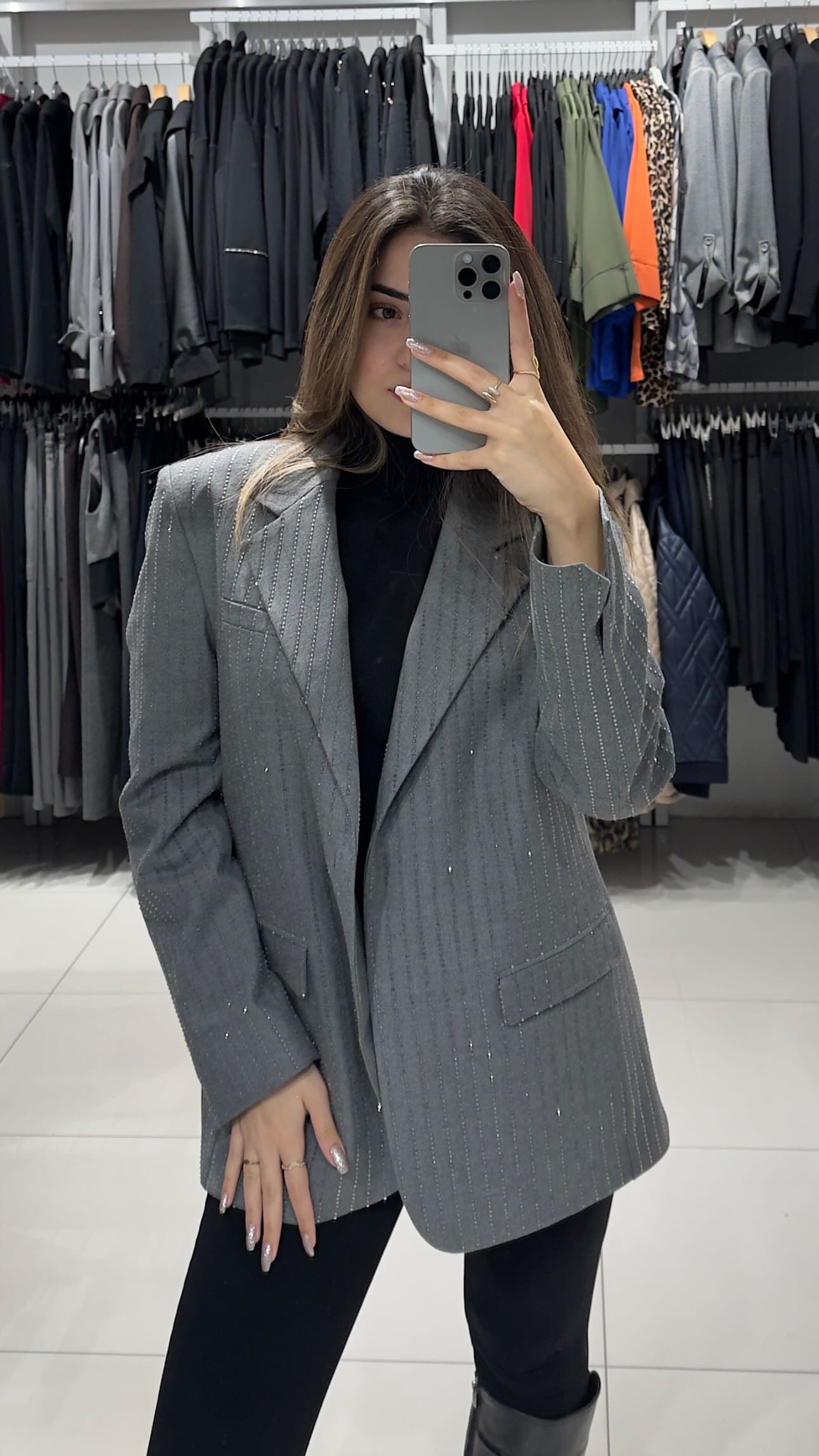 Taşlı Blazer