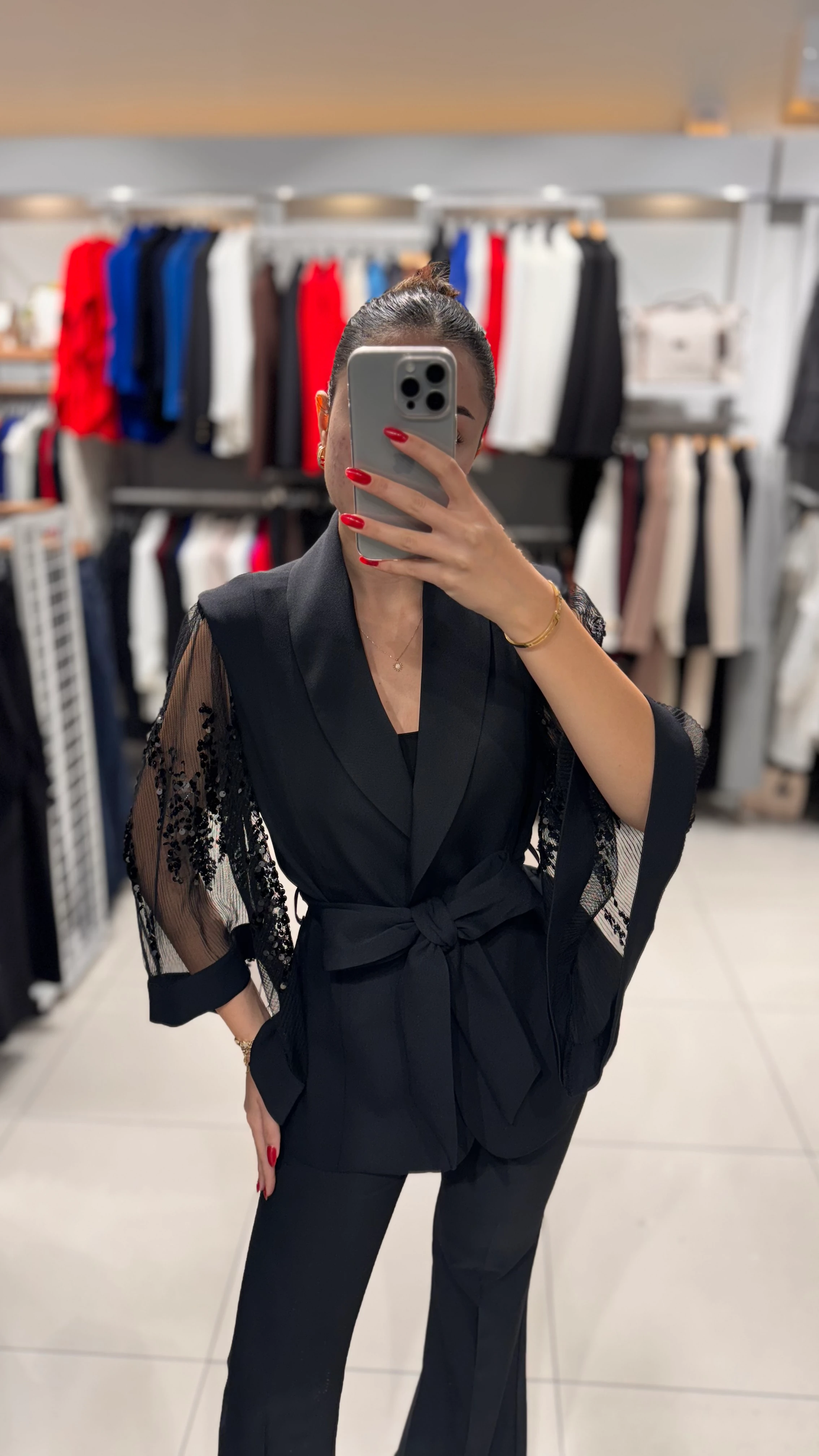 Tasarım Pul Detay Ceket