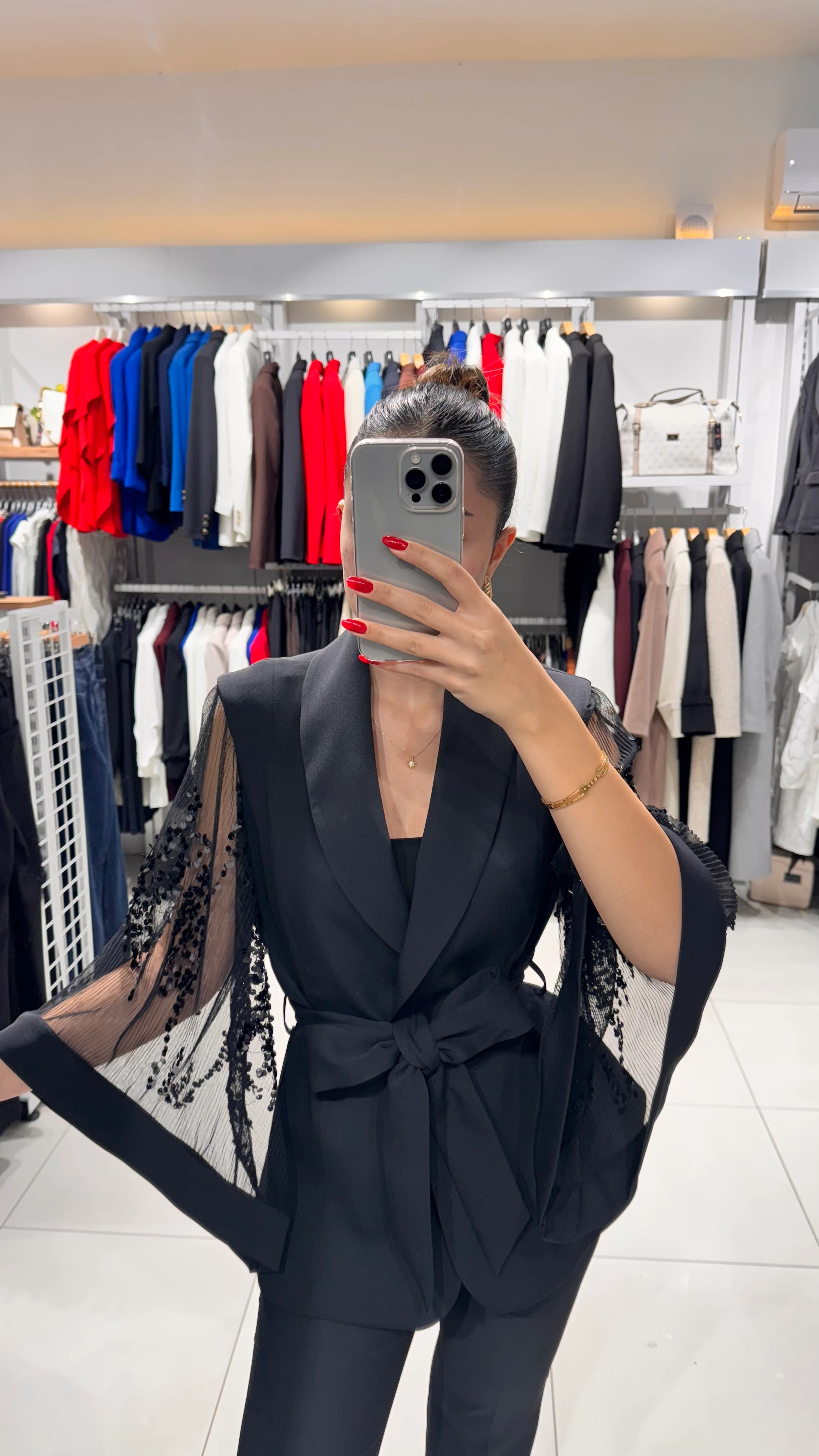 Tasarım Pul Detay Ceket