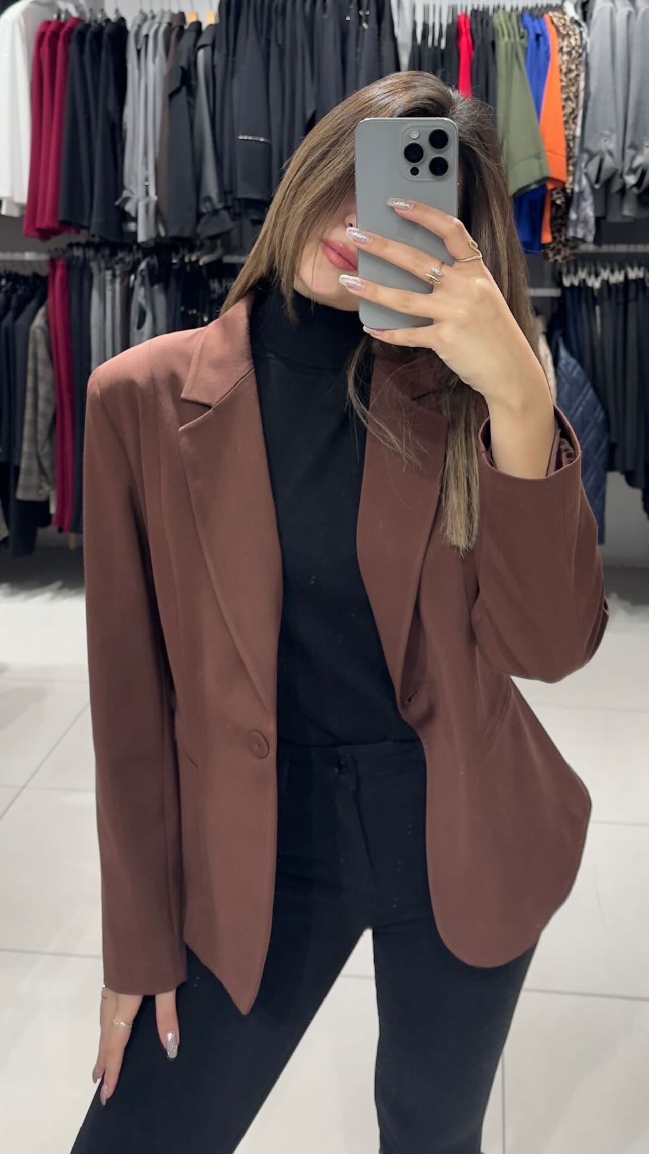 Kısa Blazer Klasik Ceket 
