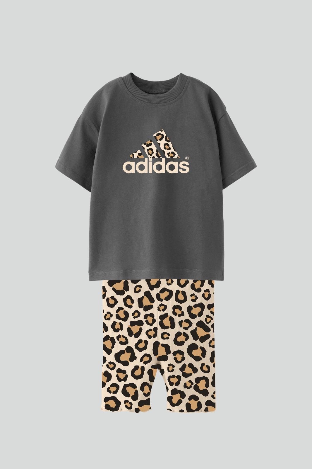 Adidas Leopar Takım Şortlu