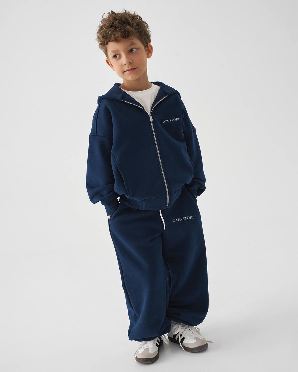 Unisex Fermuarlı Takım - Lacivert