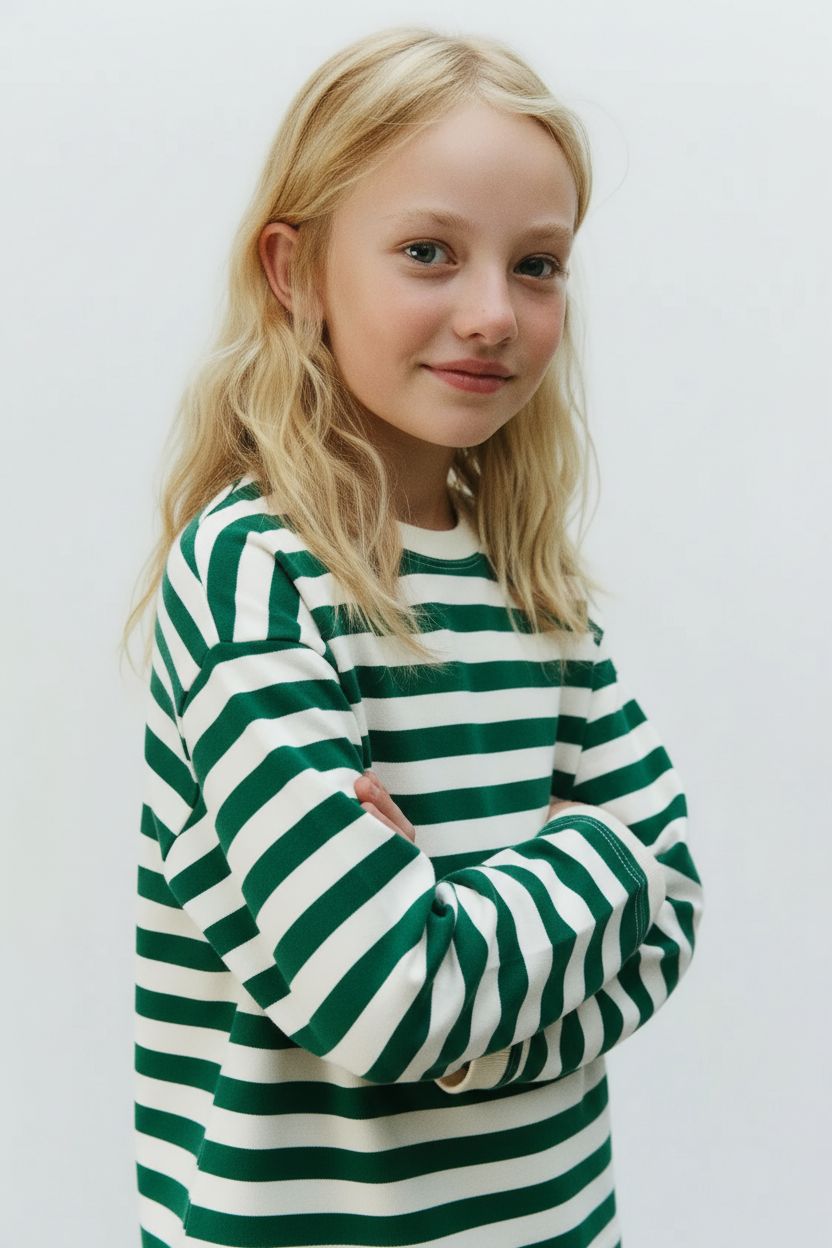 Çizgili Sweatshirt