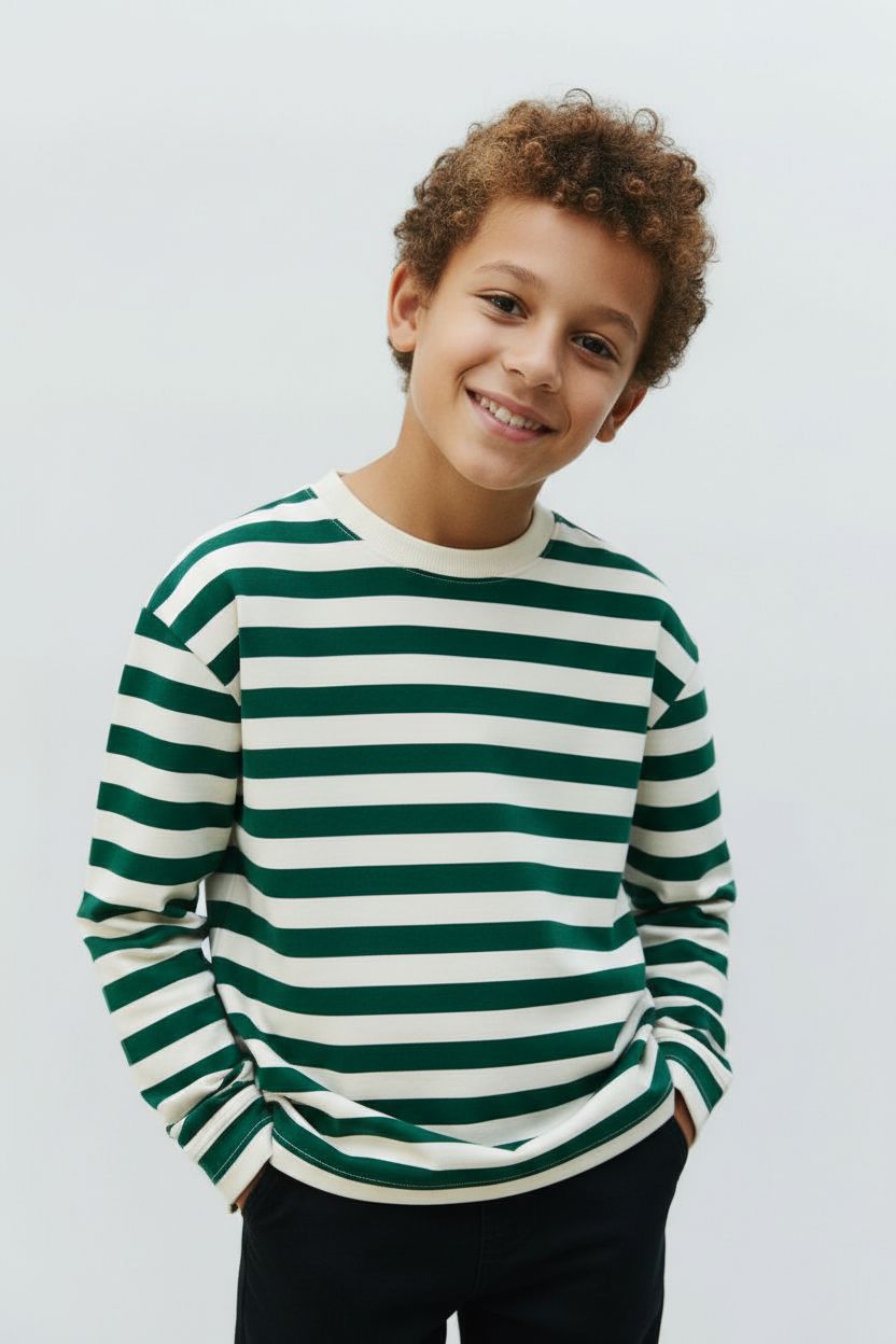 Çizgili Sweatshirt